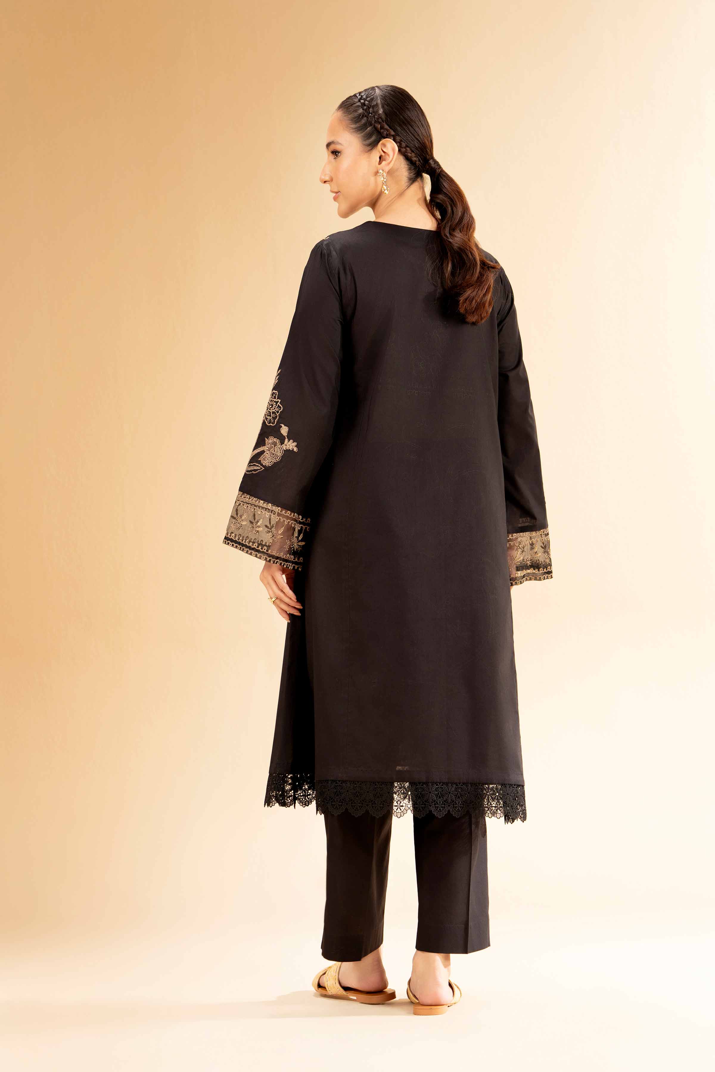 2 Piece - Dyed Embroidered Suit - 42501256