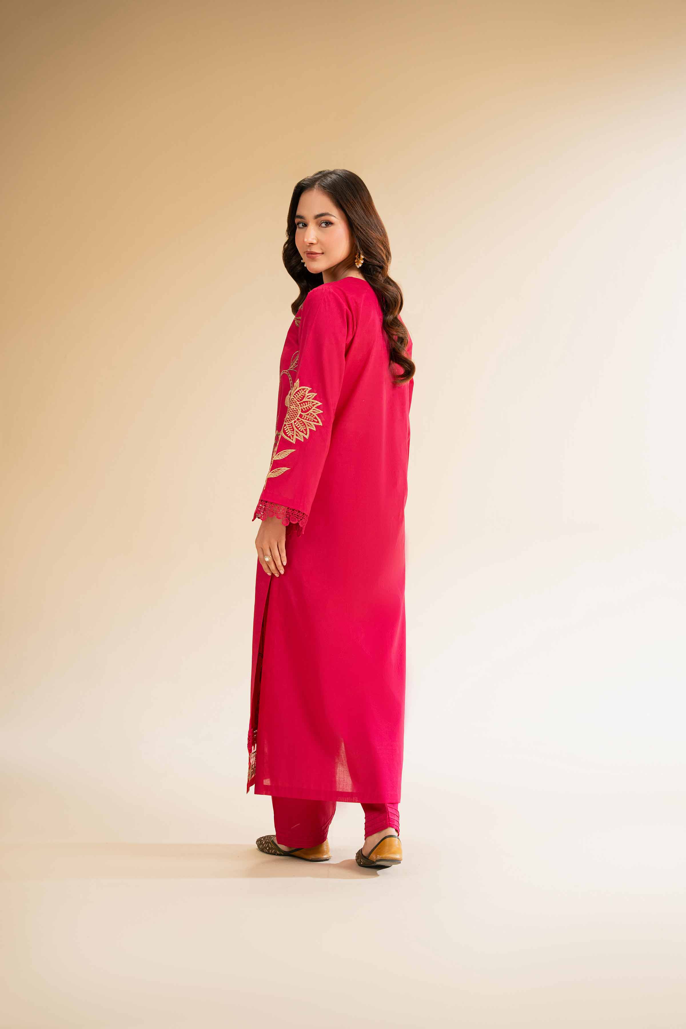 2 Piece - Dyed Embroidered Suit - 42501260