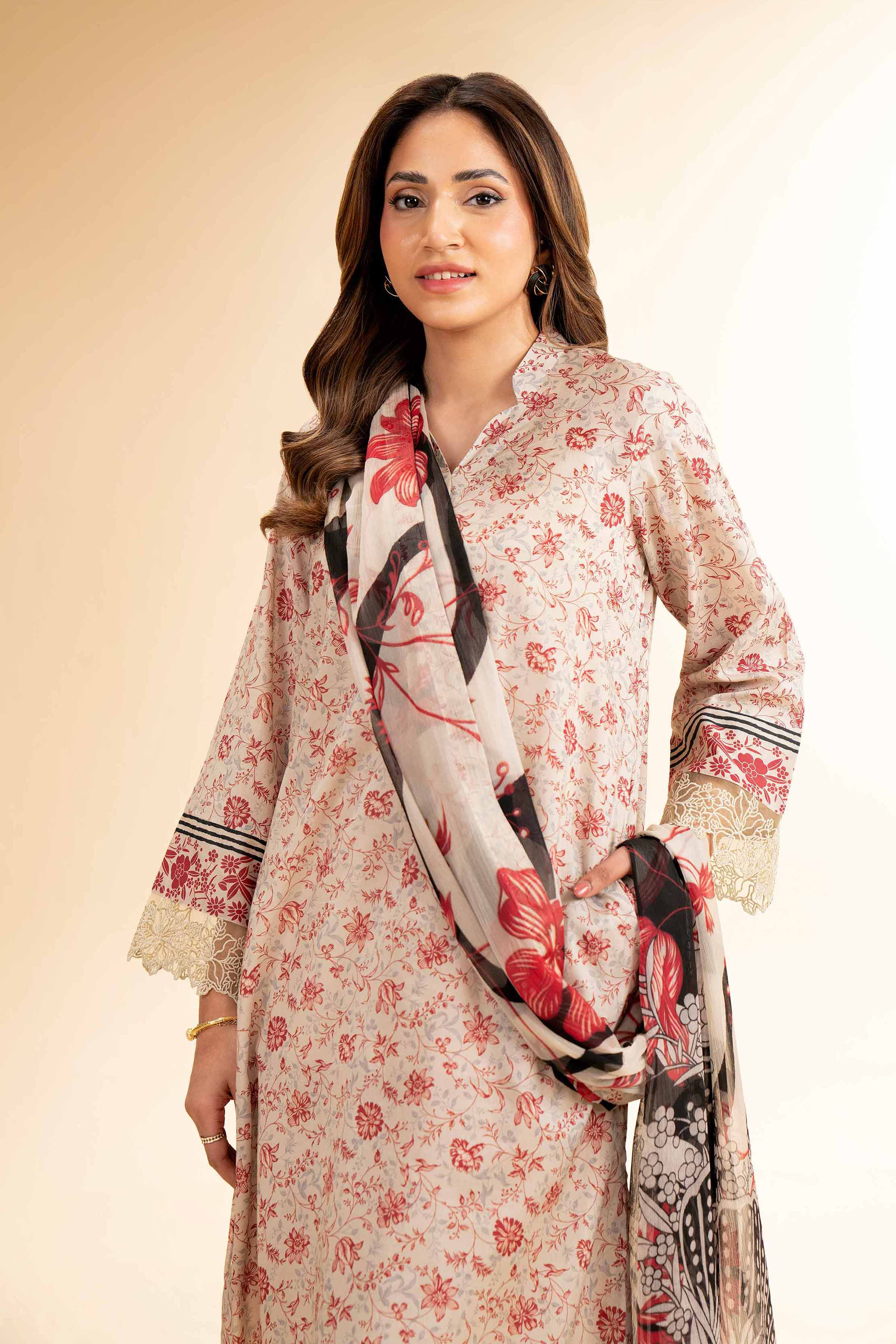 2 Piece - Printed With Laces Suit - 42501266