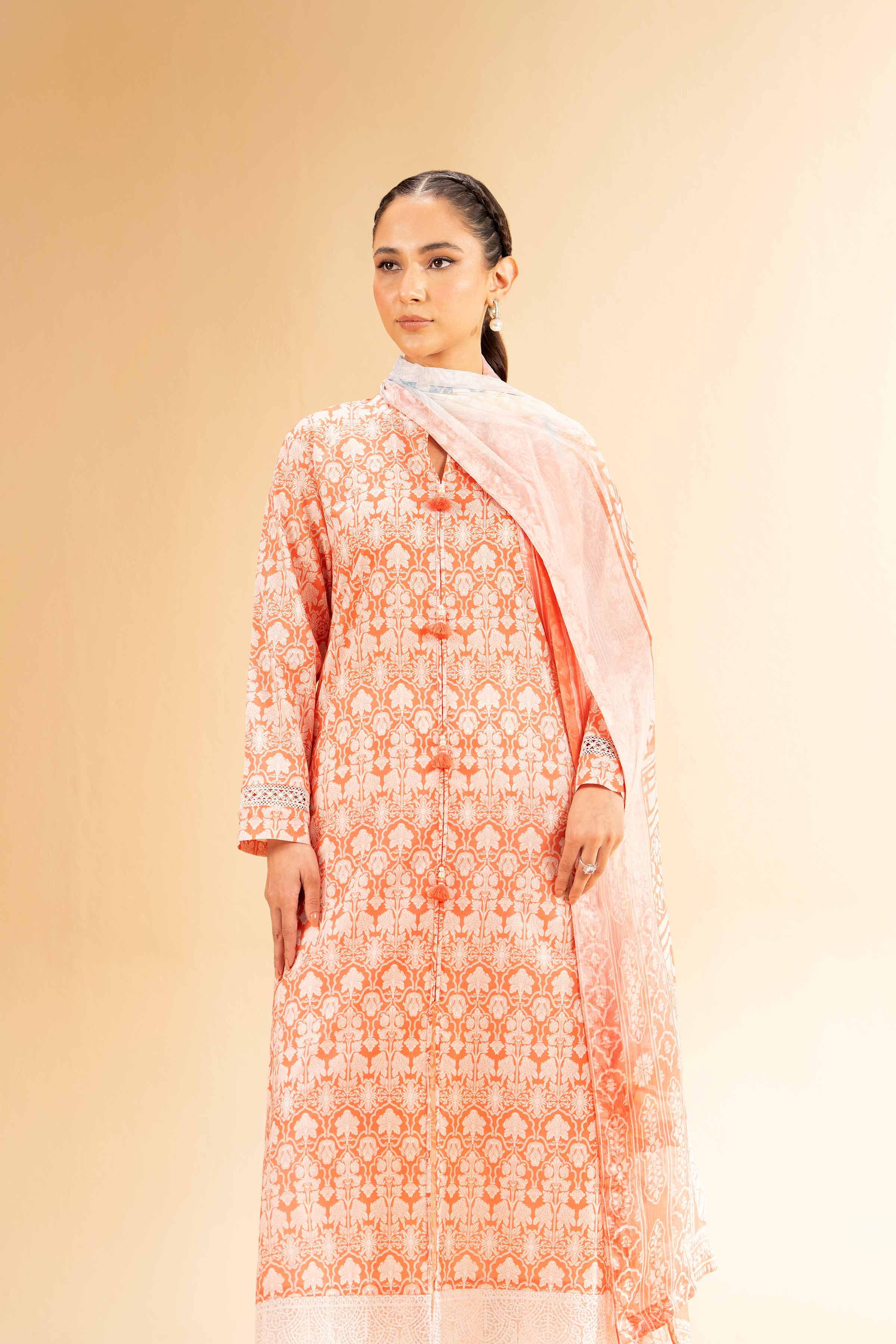 2 Piece - Printed With Laces Suit - 42501268