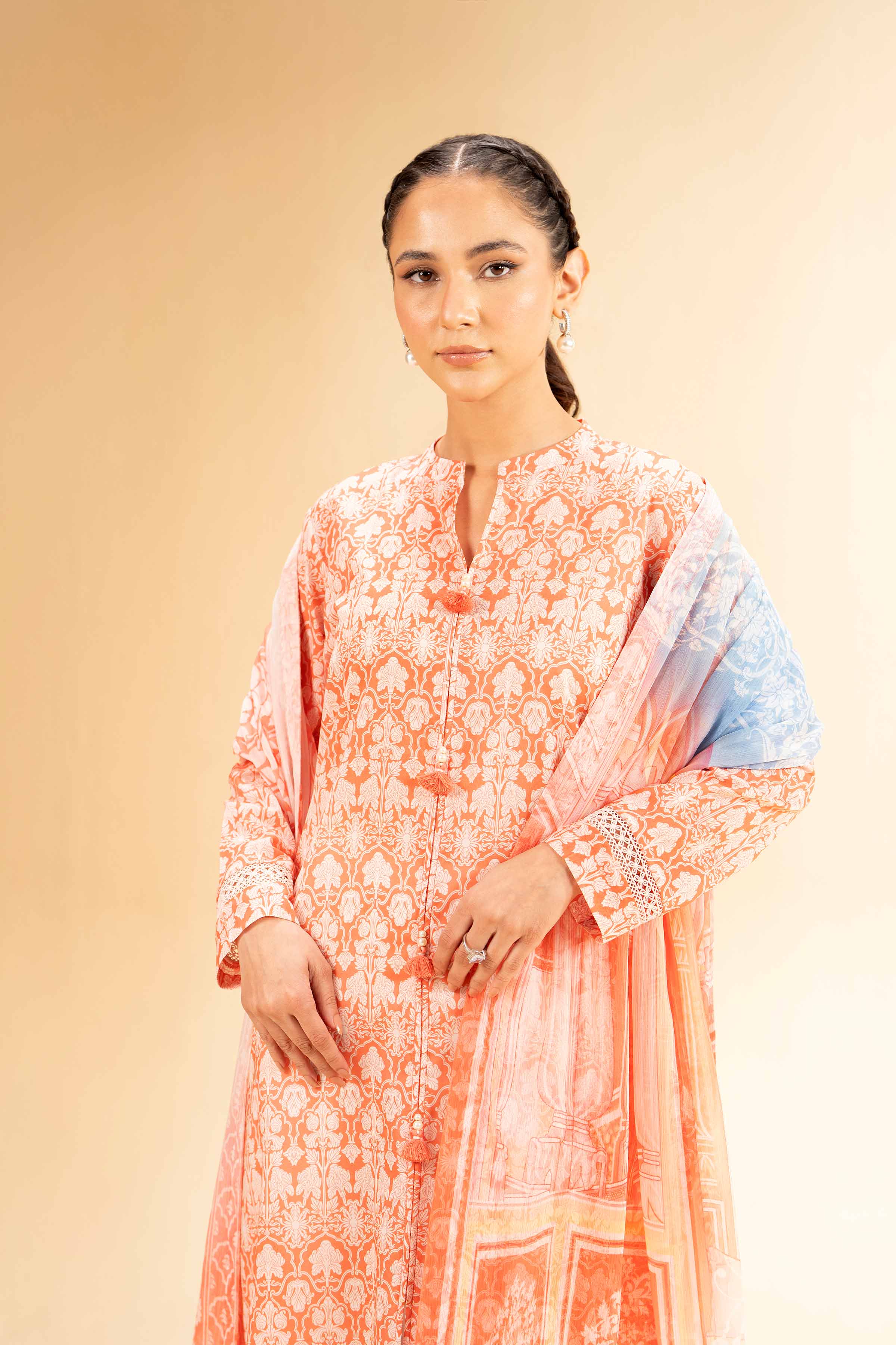 2 Piece - Printed With Laces Suit - 42501268