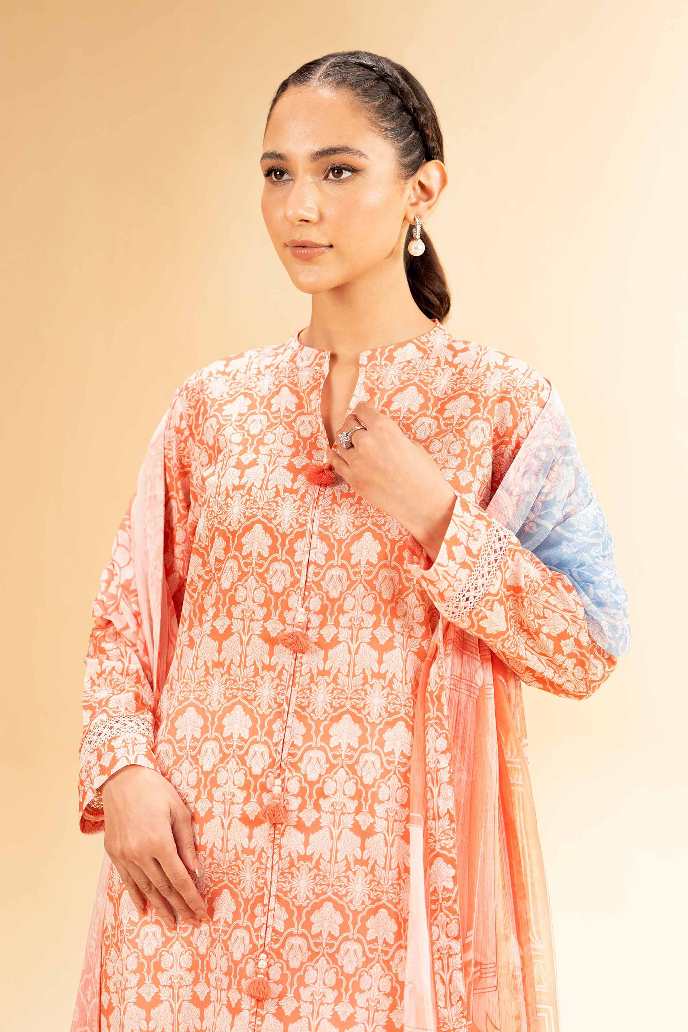 2 Piece - Printed With Laces Suit - 42501268