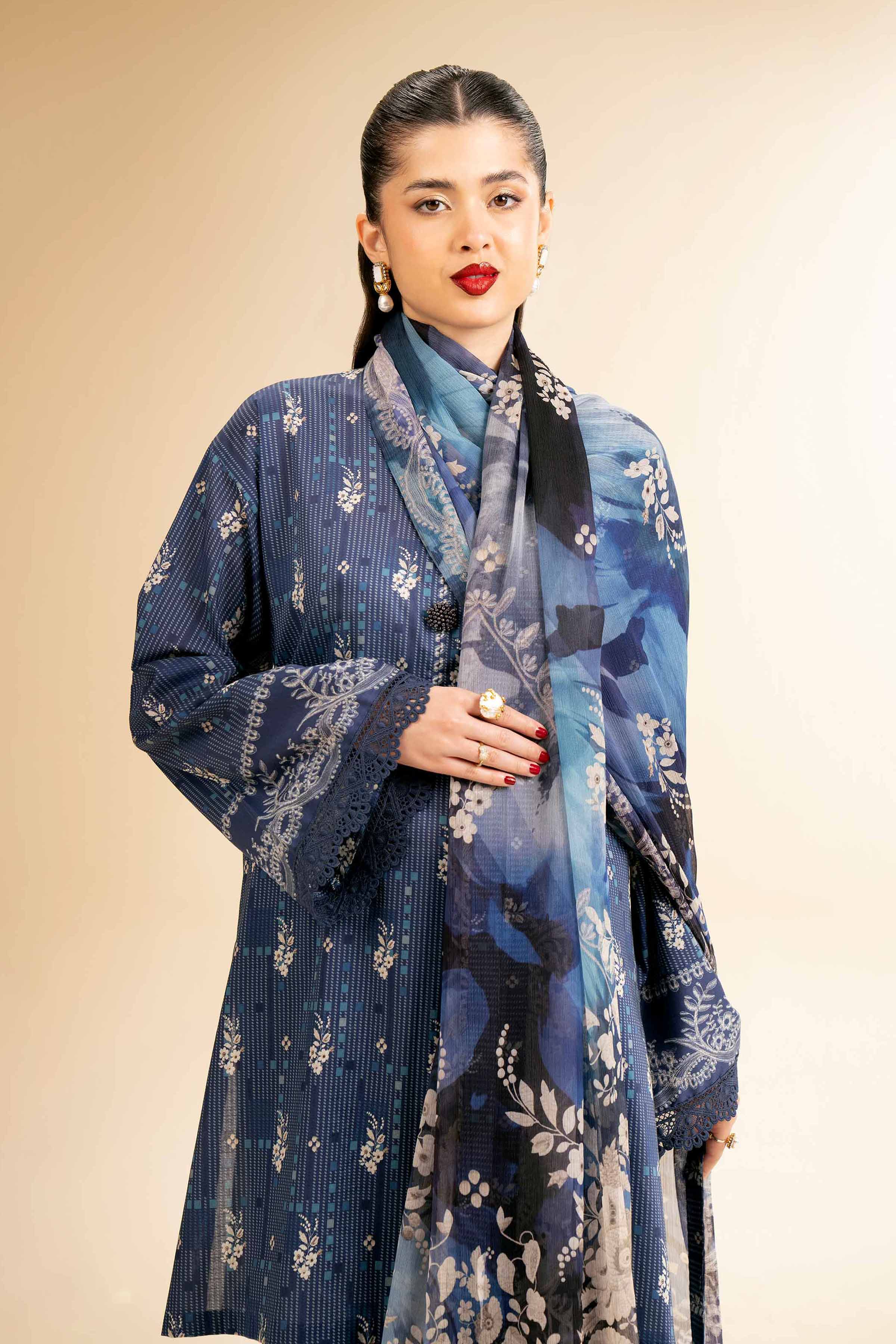 2 Piece - Printed With Laces Suit - 42501269