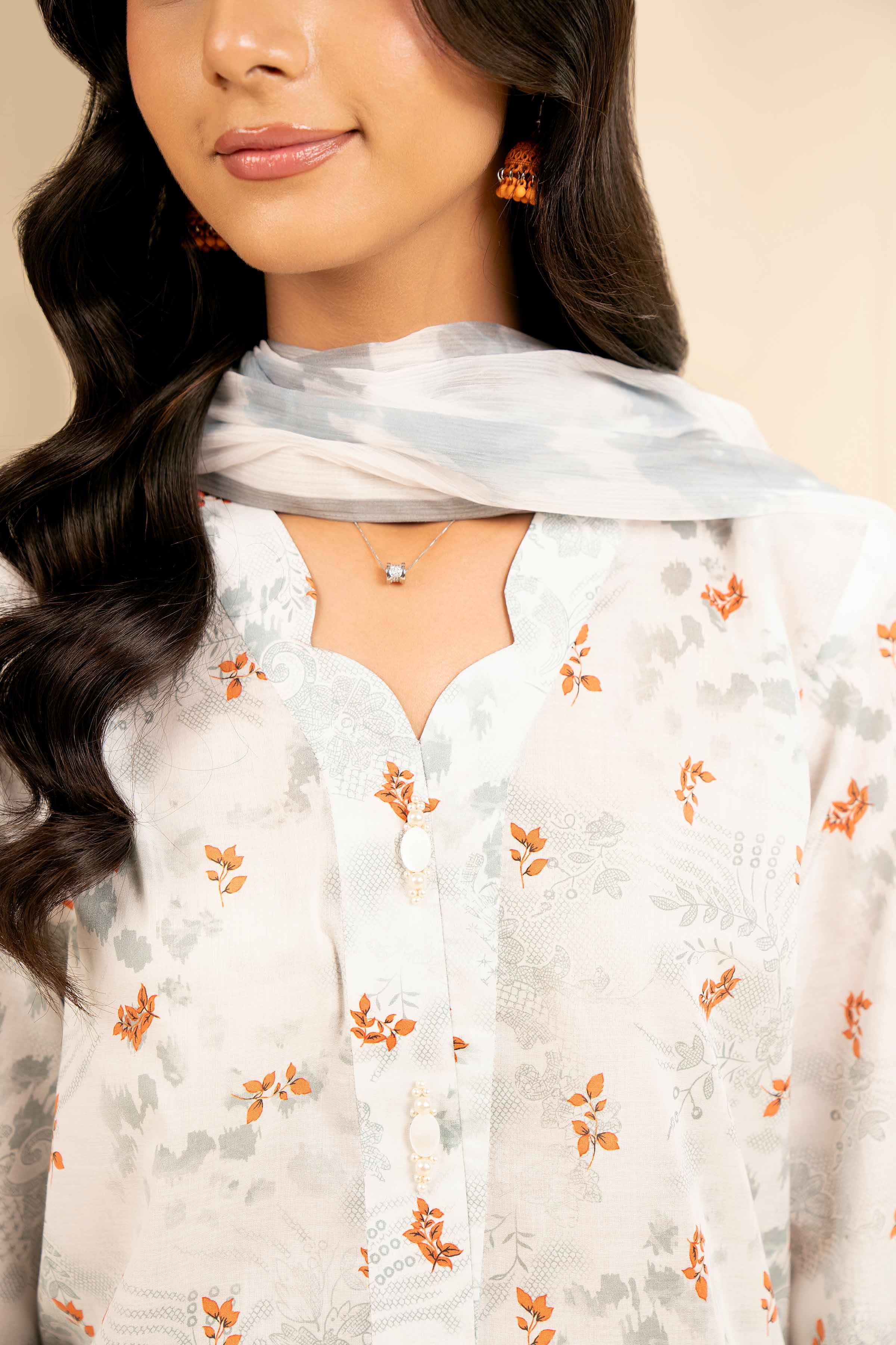 2 Piece - Printed With Laces Suit - 42501272