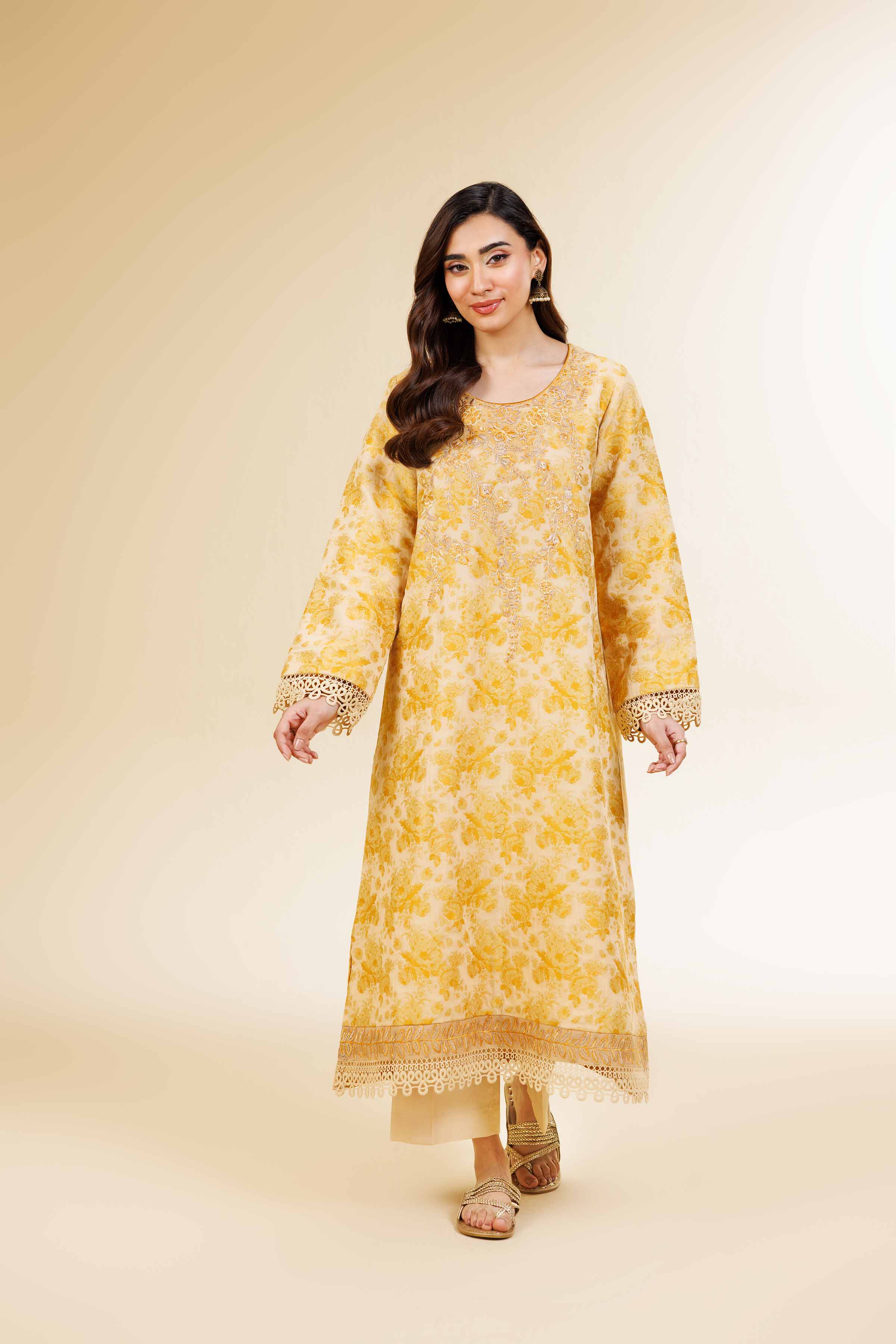 2 Piece - Jacquard Embroidered Suit - 42501286