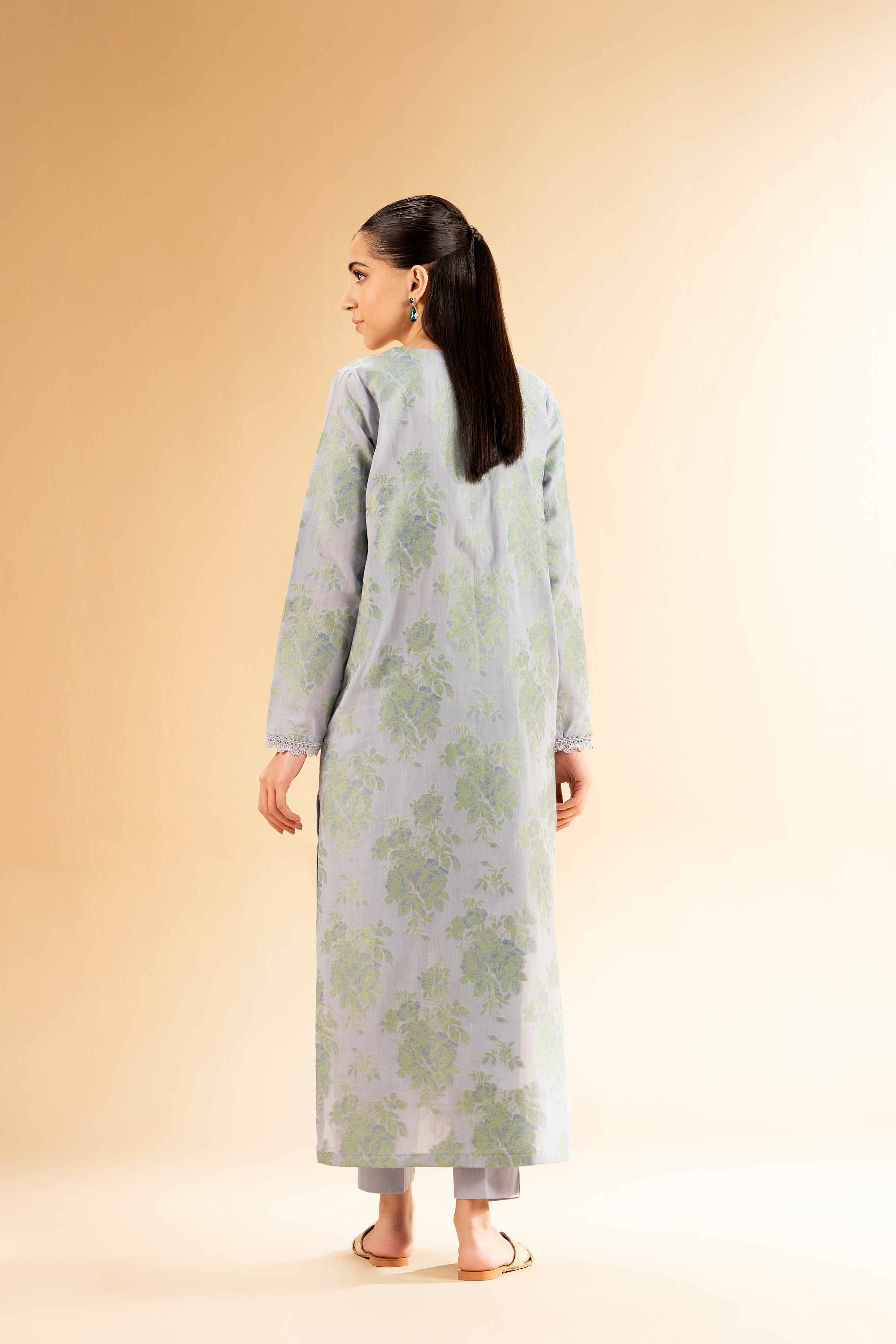 2 Piece - Jacquard Embroidered Suit - 42501287