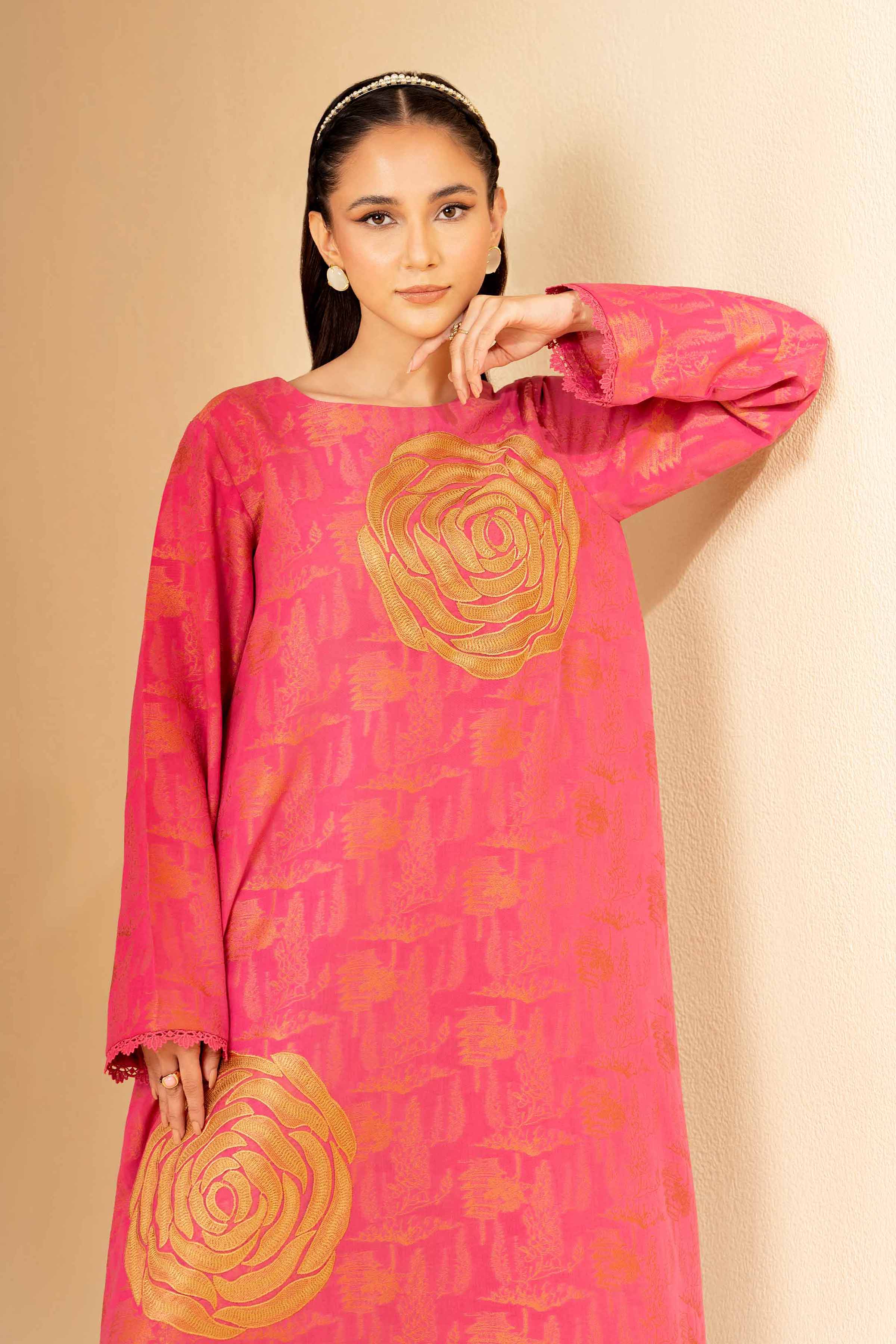 2 Piece - Jacquard Embroidered Suit - 42501290