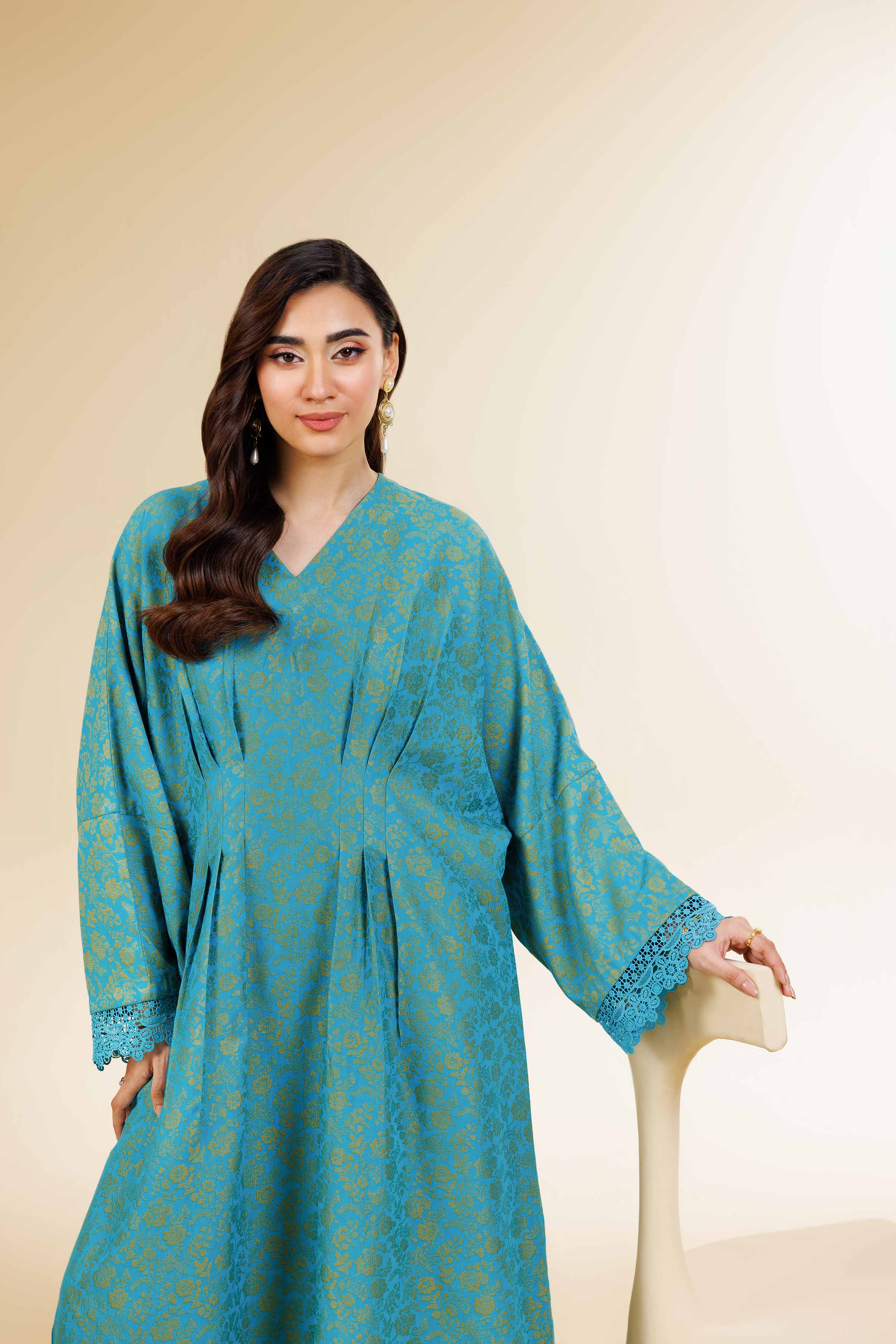 2 Piece - Jacquard Embroidered Suit - 42501291