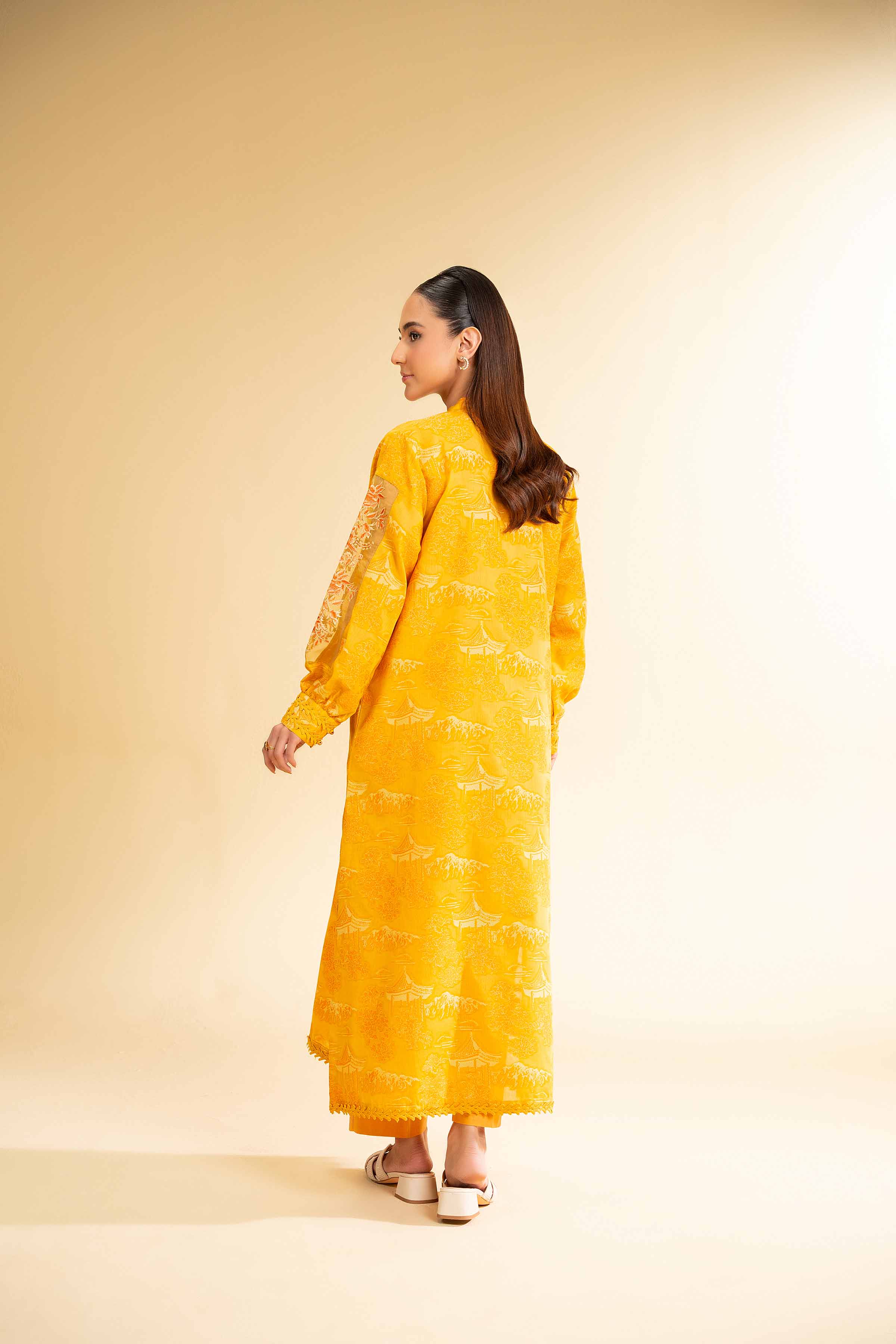 2 Piece - Jacquard Embroidered Suit - 42501292