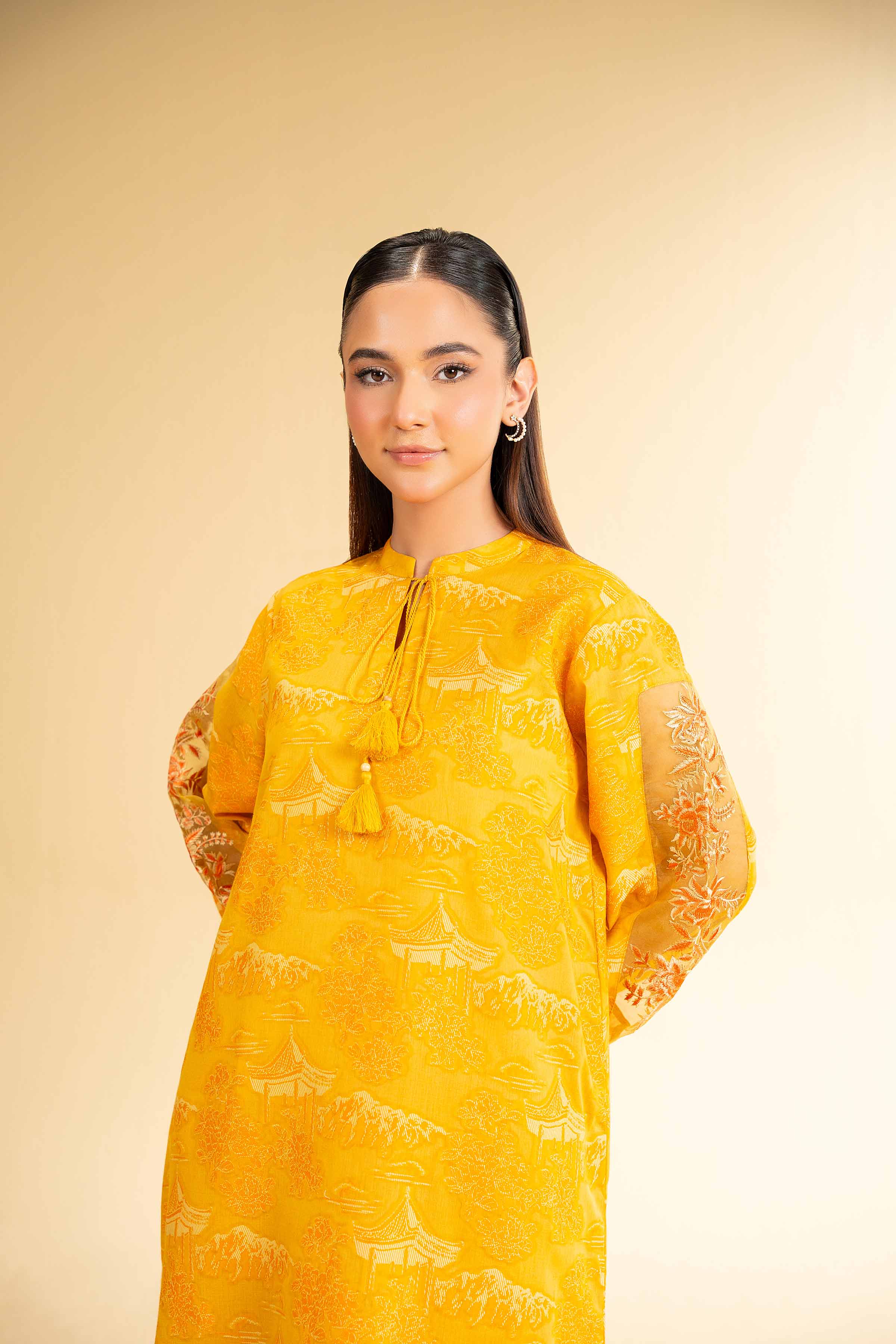 2 Piece - Jacquard Embroidered Suit - 42501292