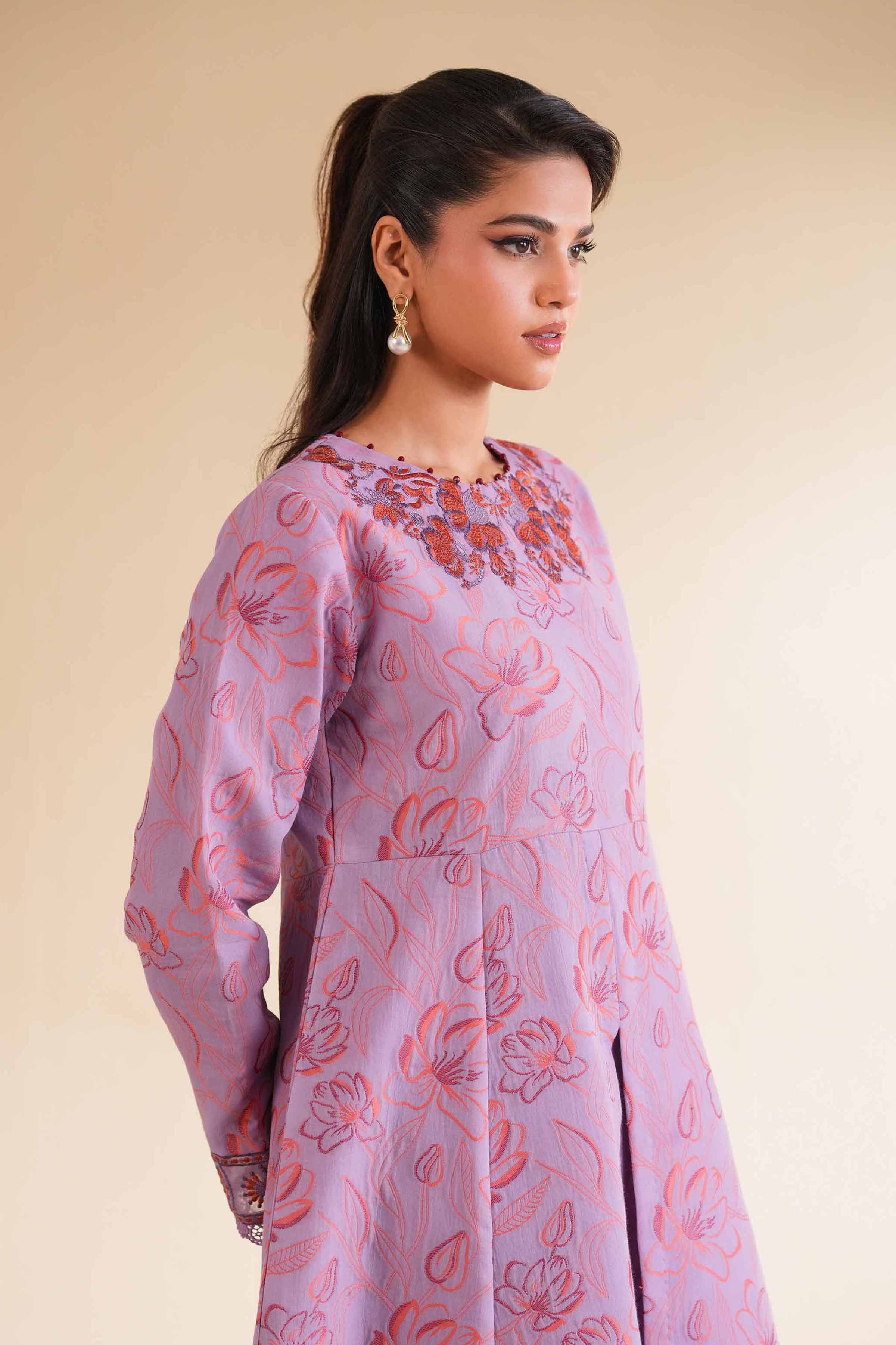 2 Piece - Jacquard Embroidered Suit - 42501294