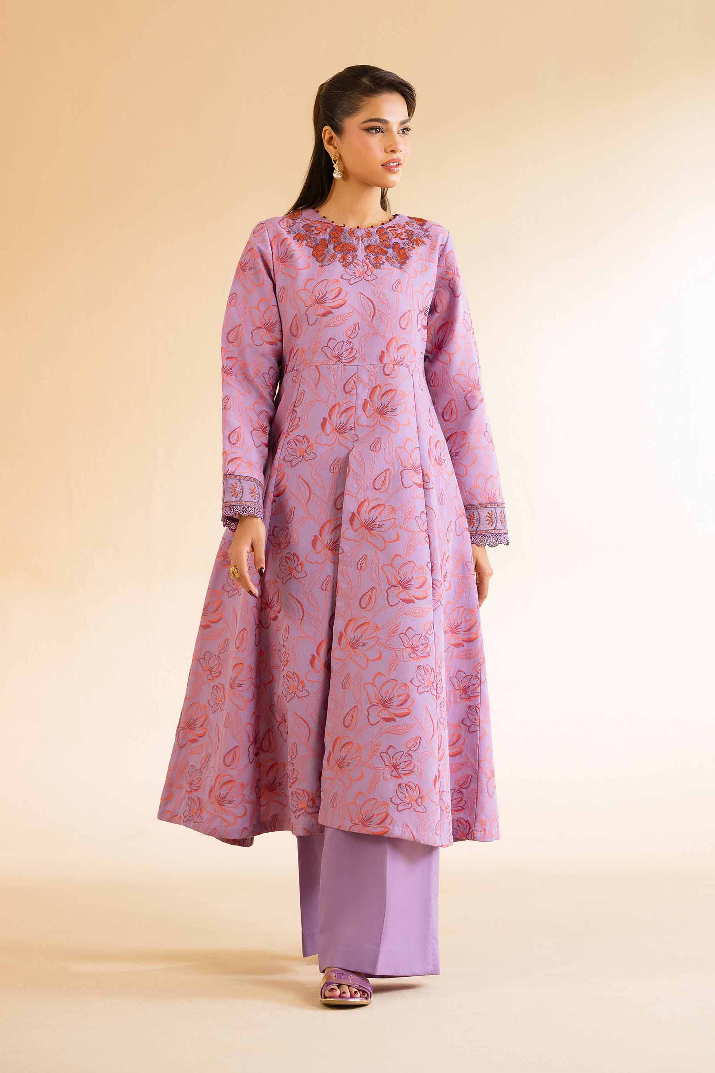 2 Piece - Jacquard Embroidered Suit - 42501294