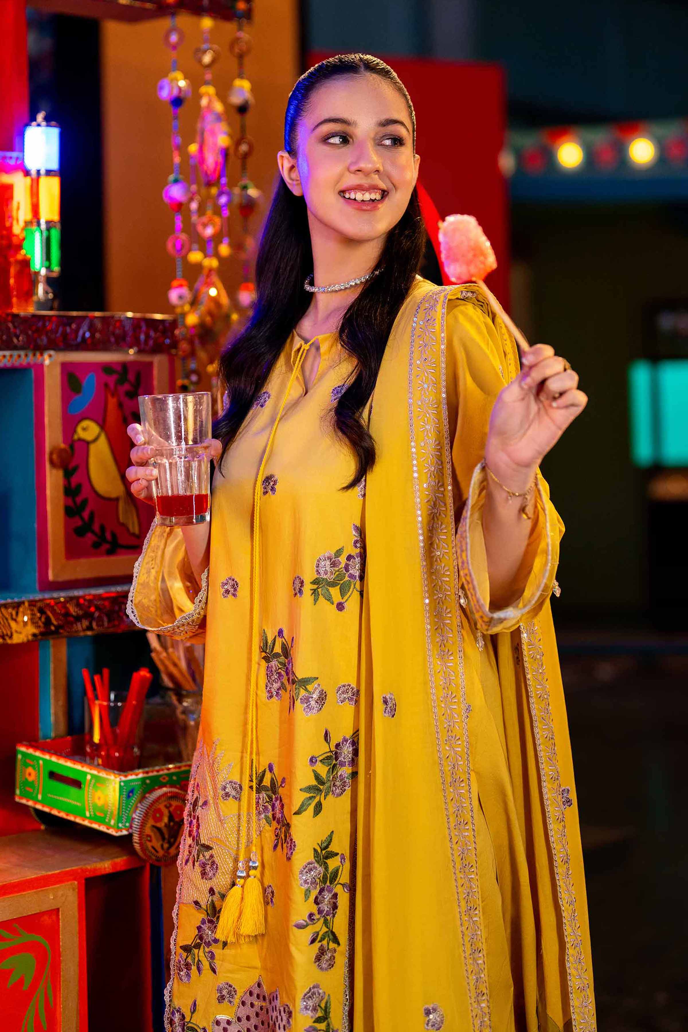 3 Piece - Dyed Embroidered Suit - 42501352