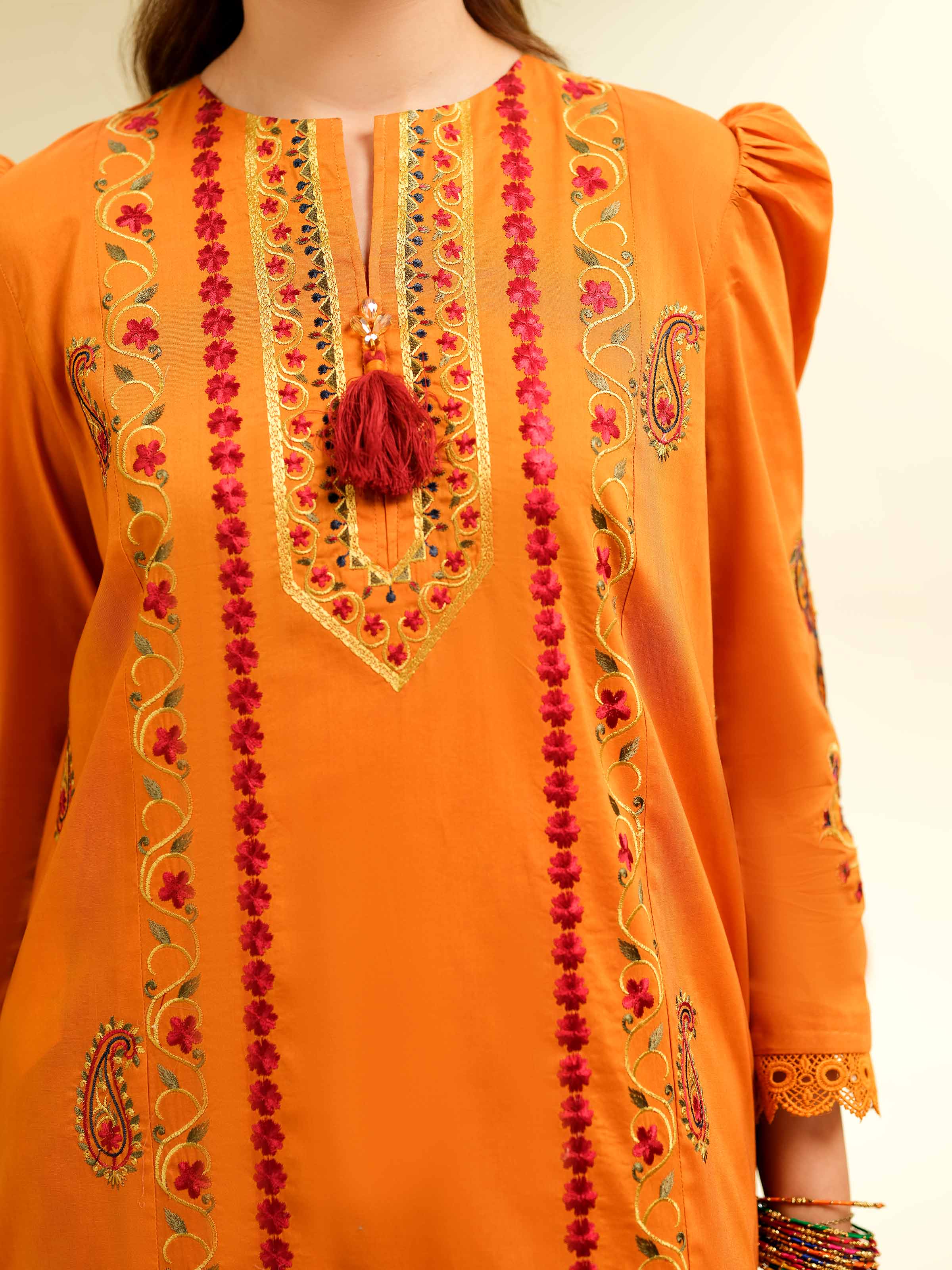3 Piece - Embroidered Suit - 42501384
