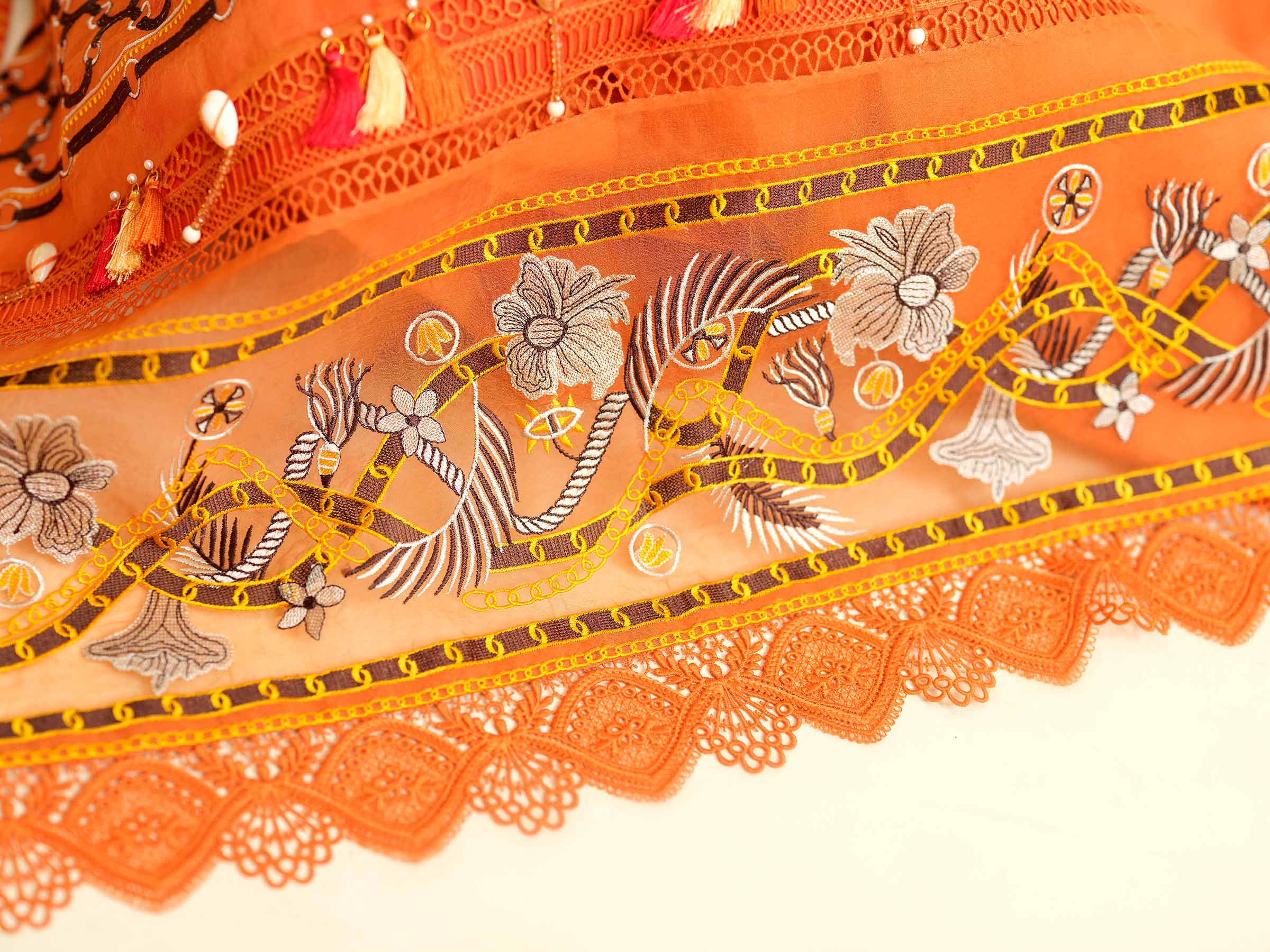 3 Piece - Digital Printed Embroidered Suit - 42501477