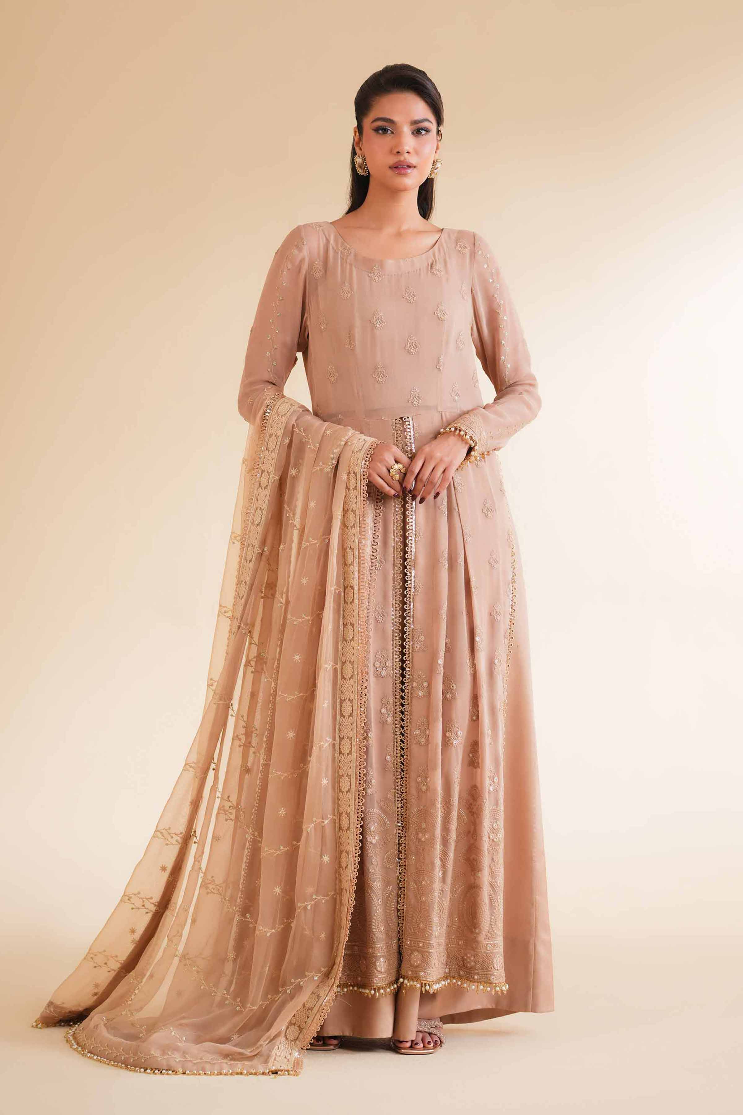 3 Piece - Dyed Embroidered Suit - 42501513