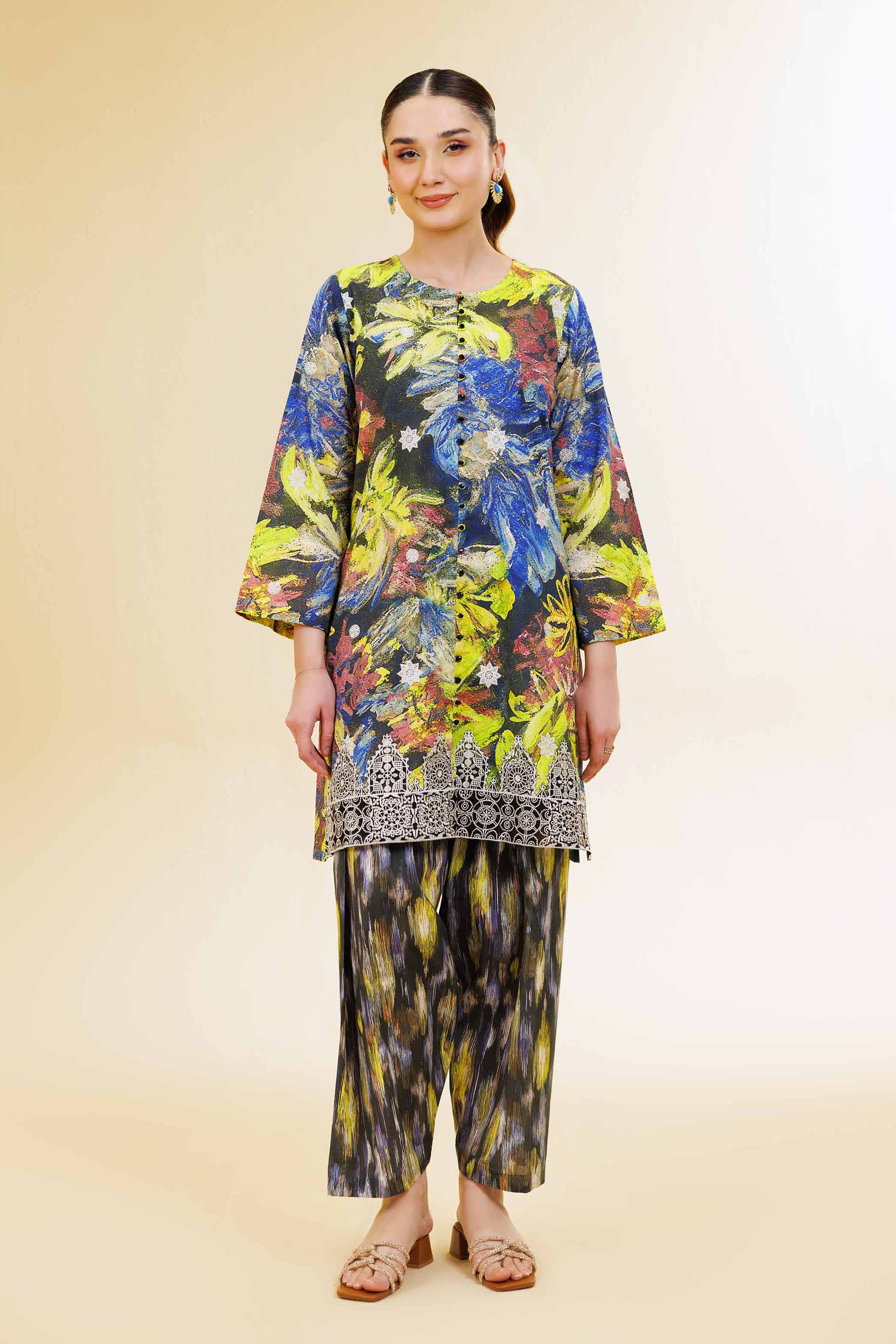2 Piece - Digital Printed Suit - 42501564