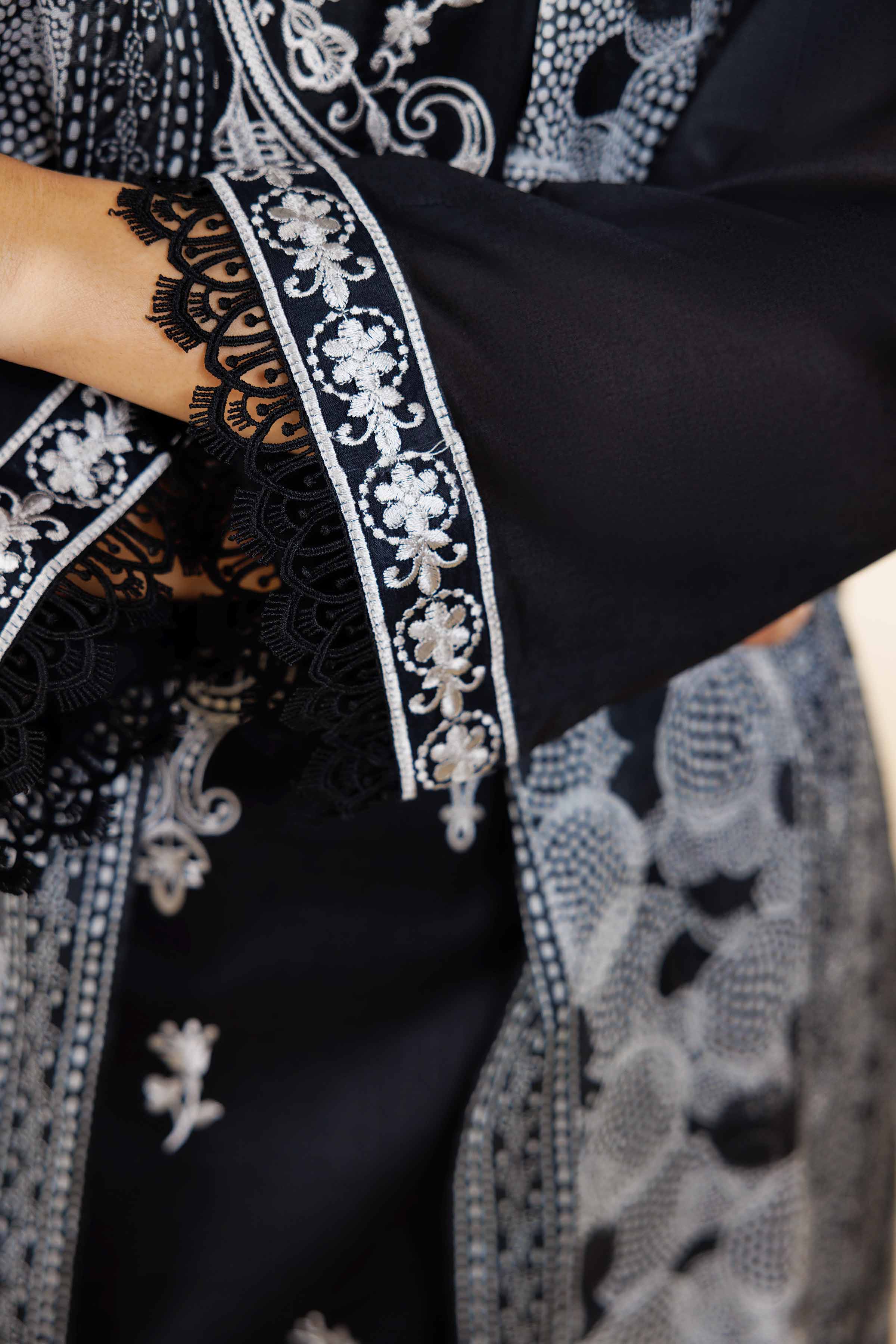 3 Piece - Digital Printed Embroidered Suit - 42501585