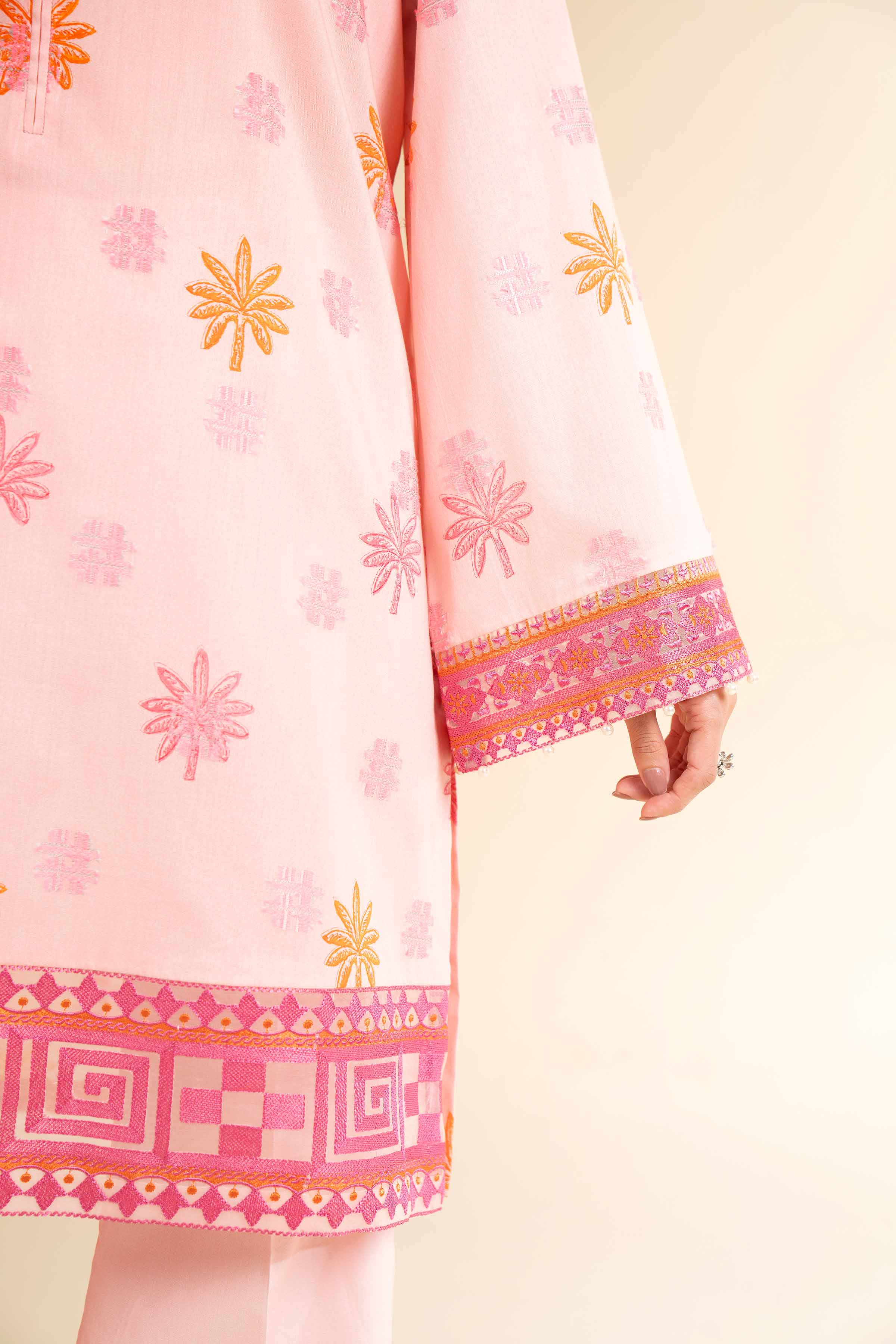 3 Piece - Digital Printed Embroidered Suit - 42501631