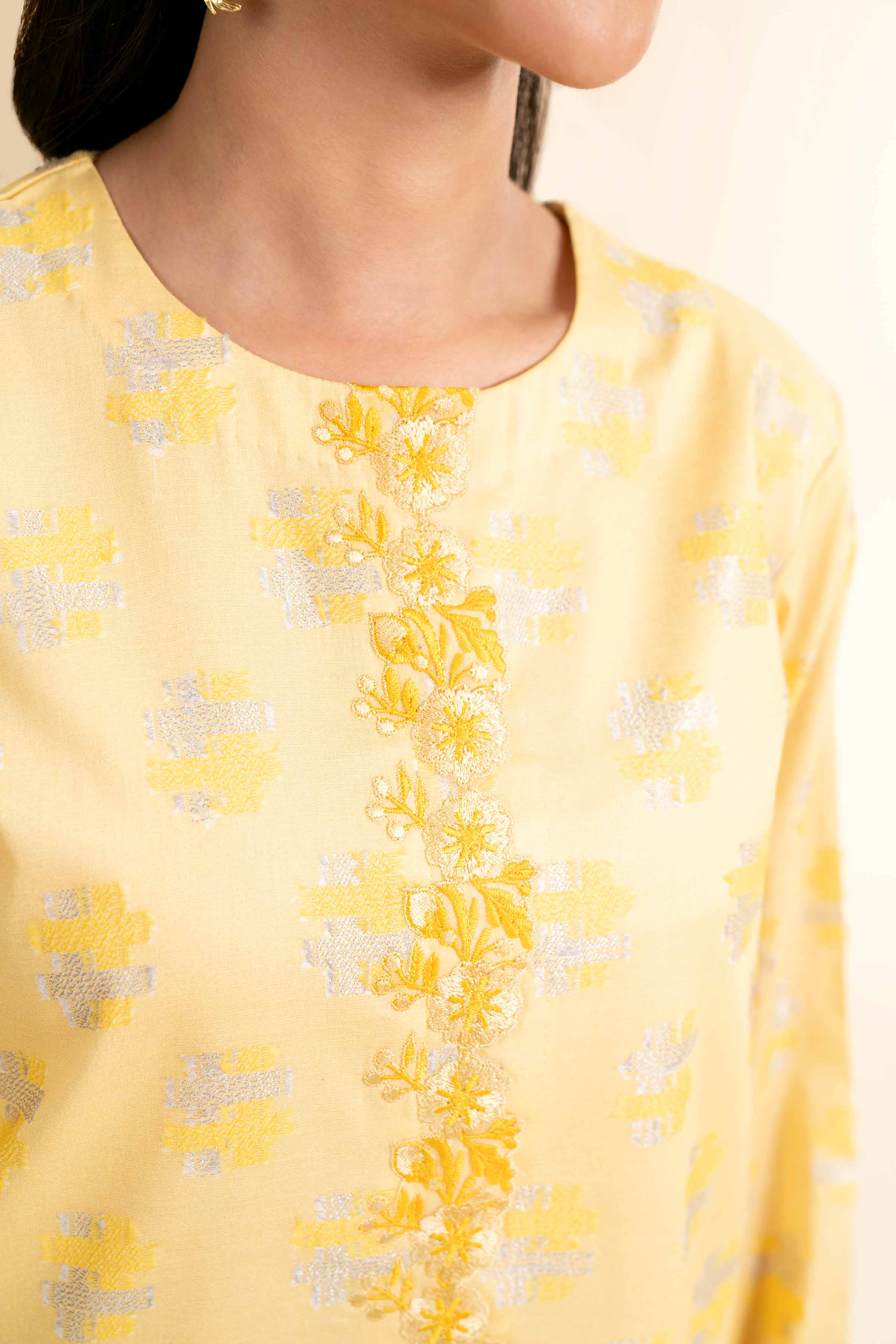 3 Piece - Digital Printed Embroidered Suit - 42501635