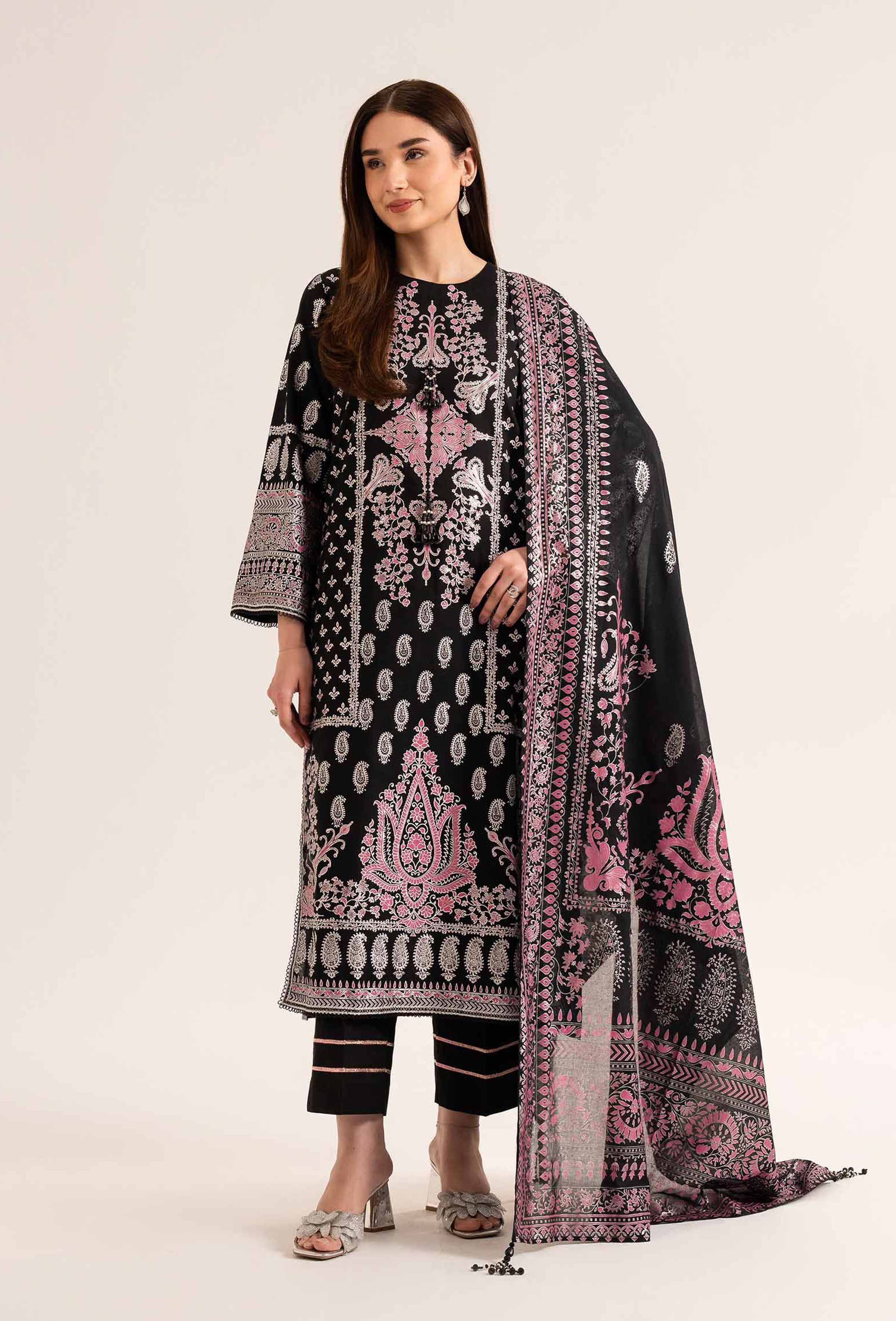 3 Piece - Foil Printed Suit - 42501900