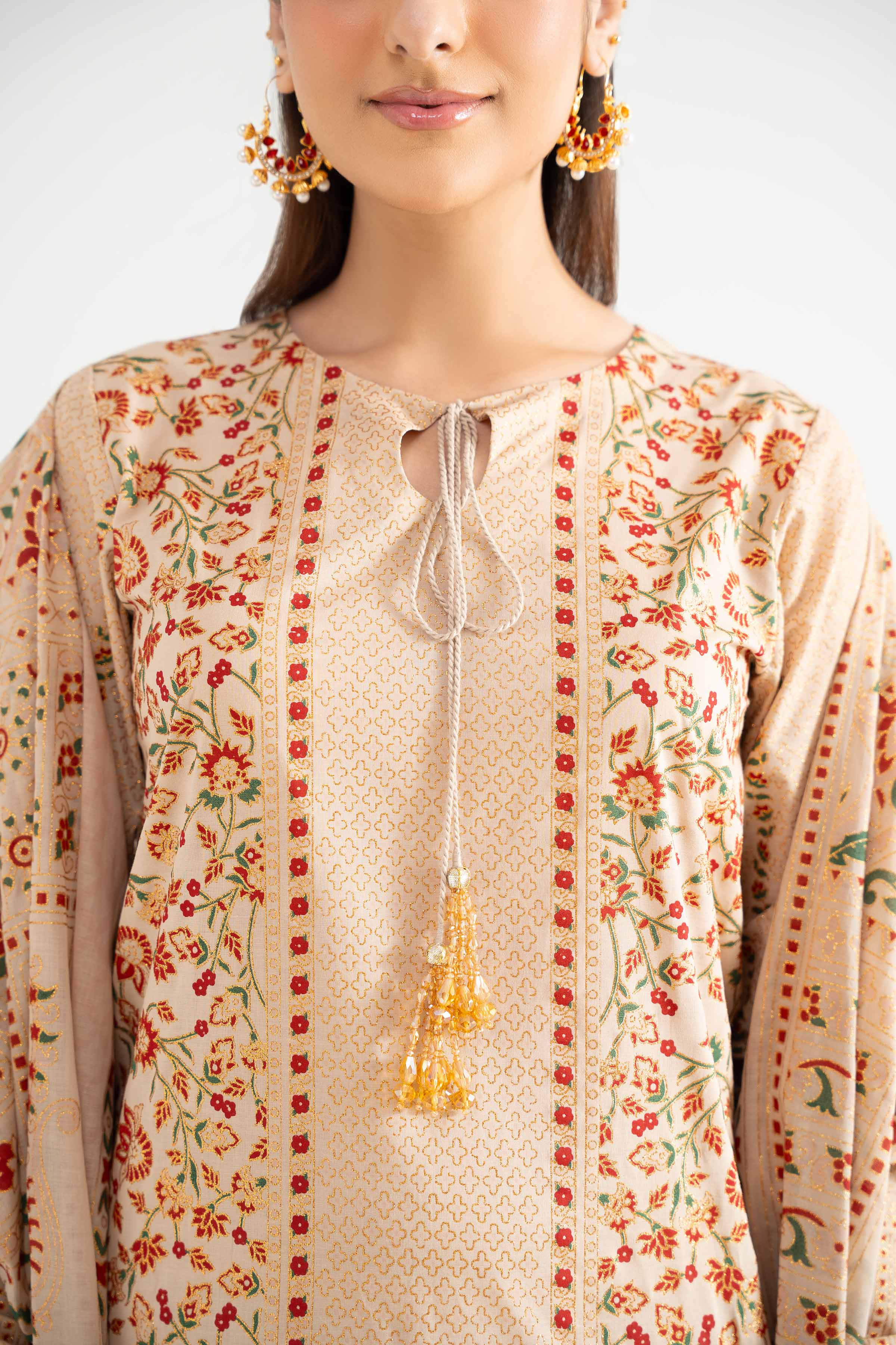 3 Piece - Foil Printed Suit - 42501902