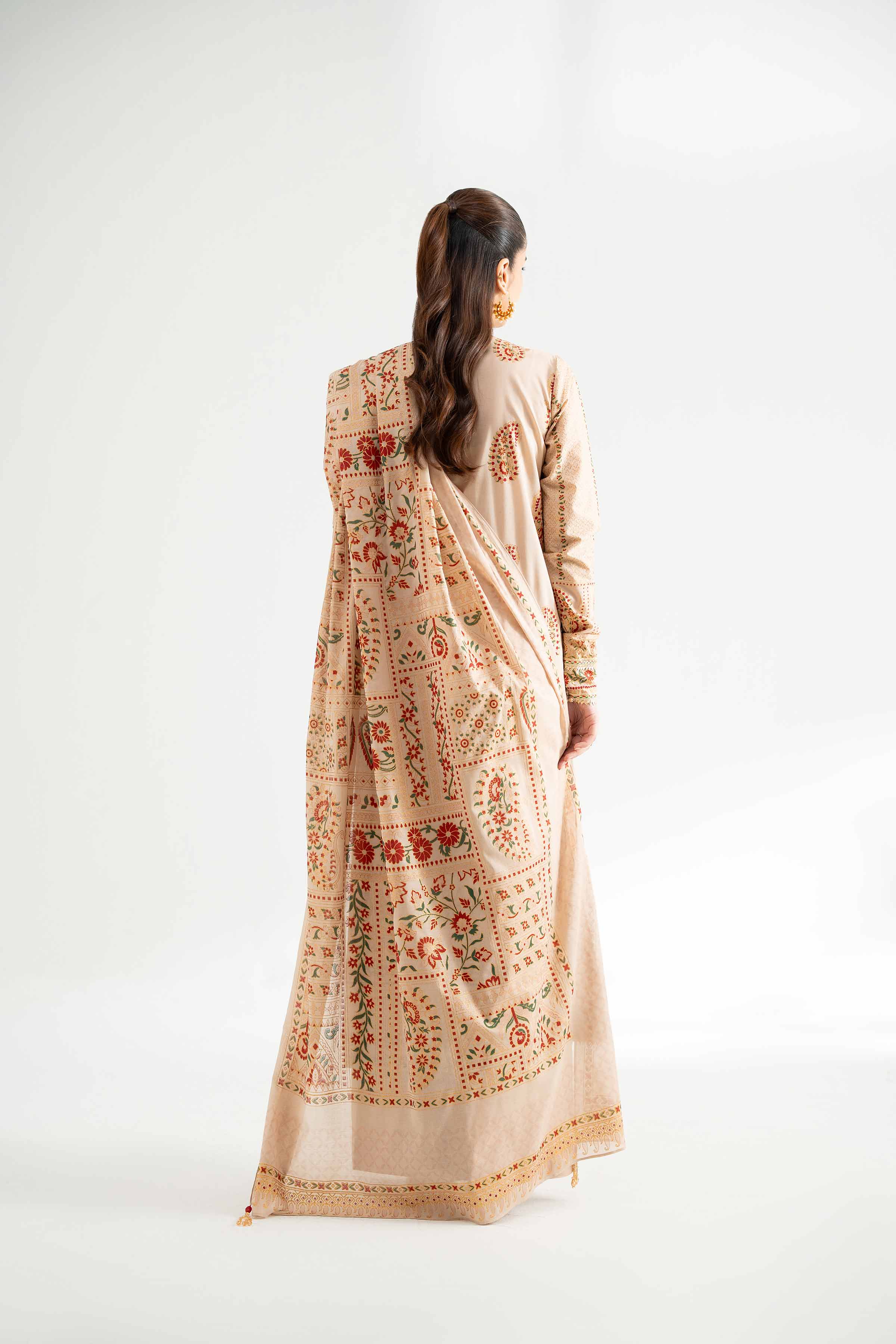 3 Piece - Foil Printed Suit - 42501902