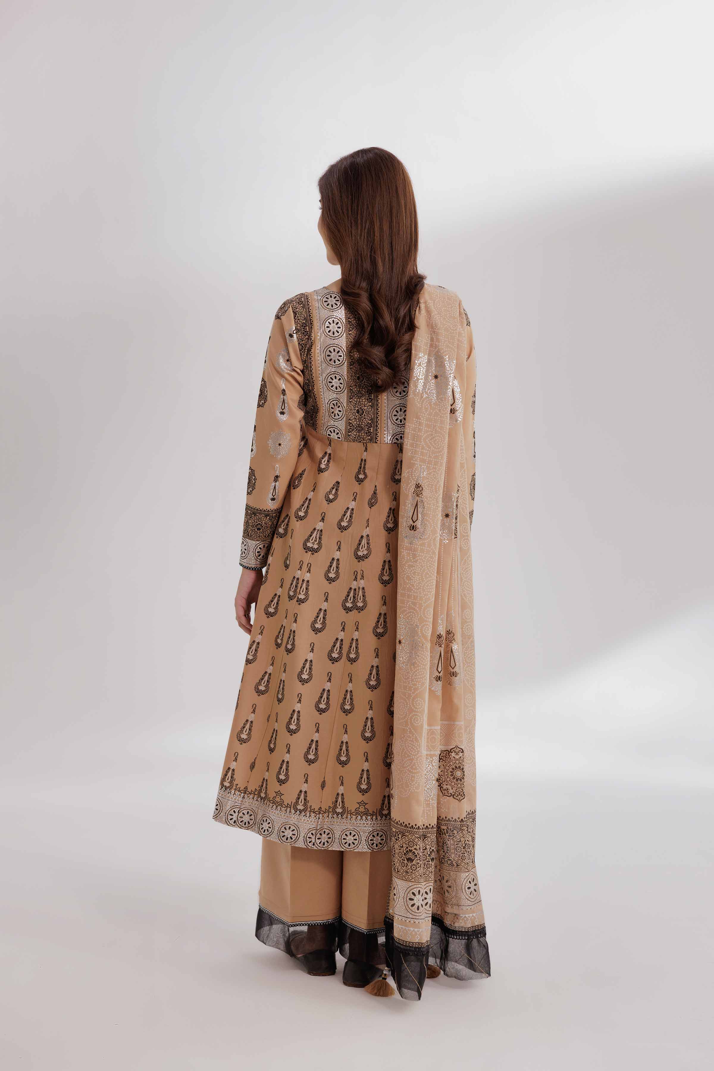 3 Piece - Foil Printed Suit - 42501903