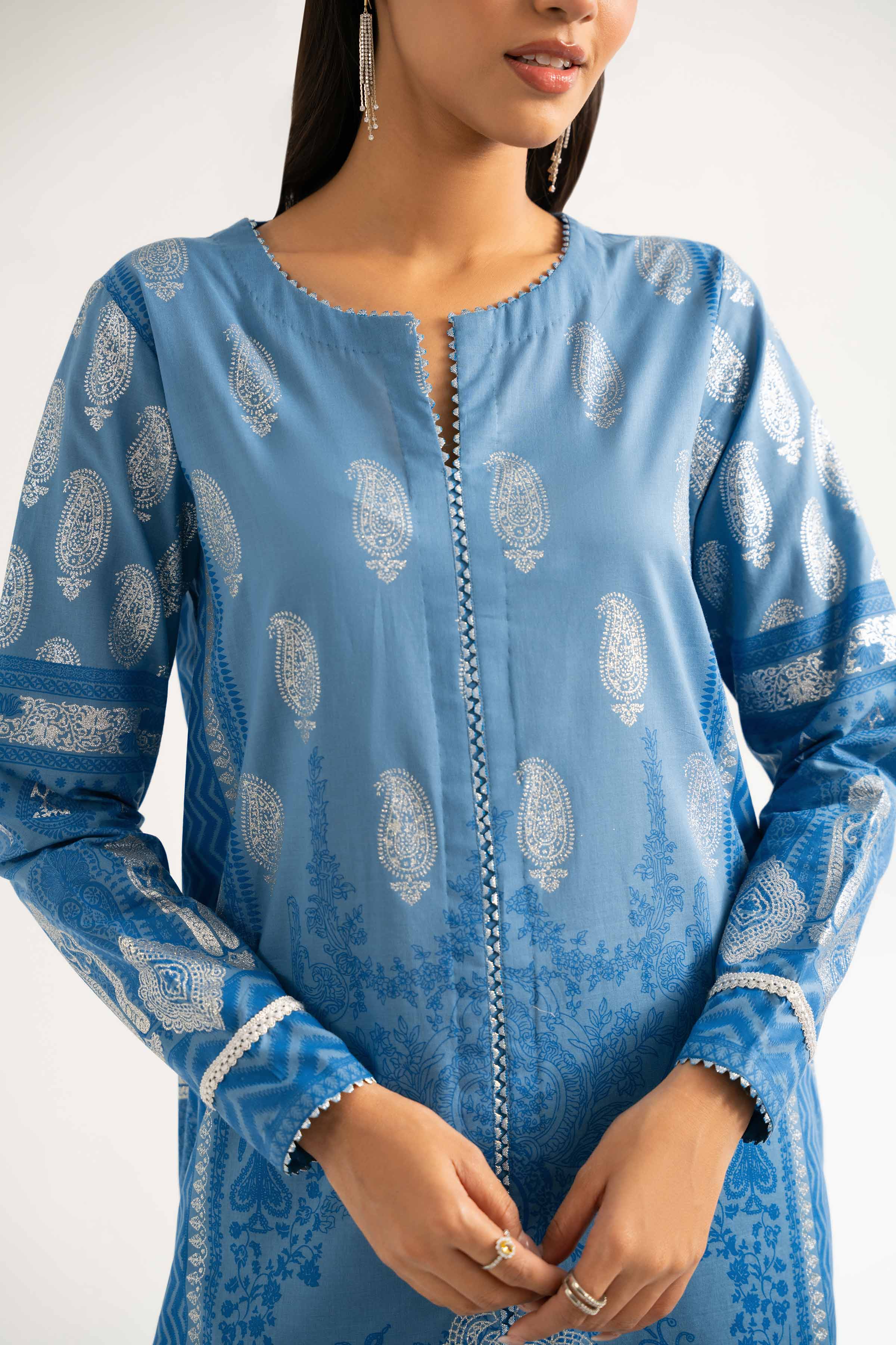 3 Piece - Foil Printed Suit - 42501904