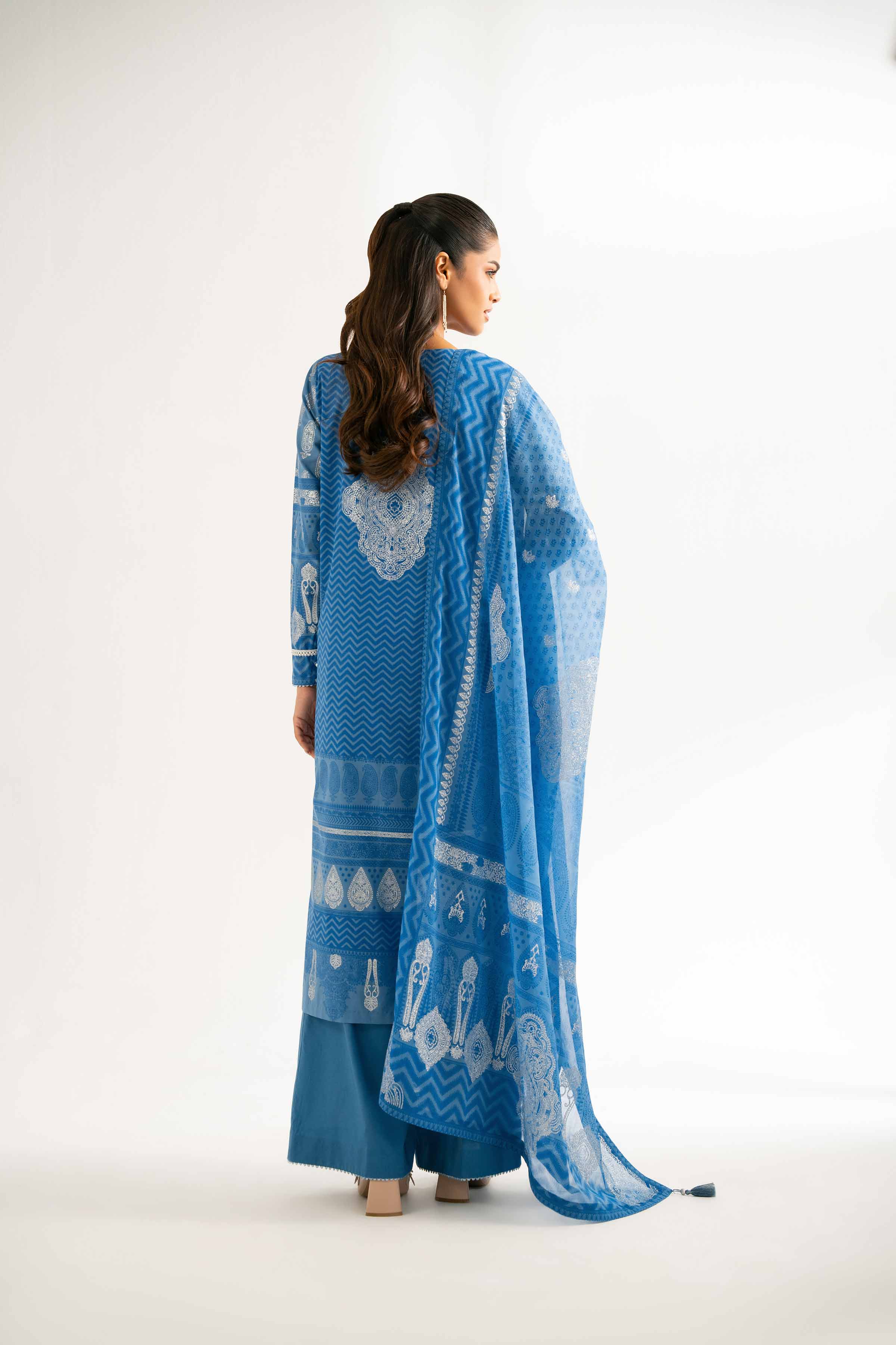 3 Piece - Foil Printed Suit - 42501904