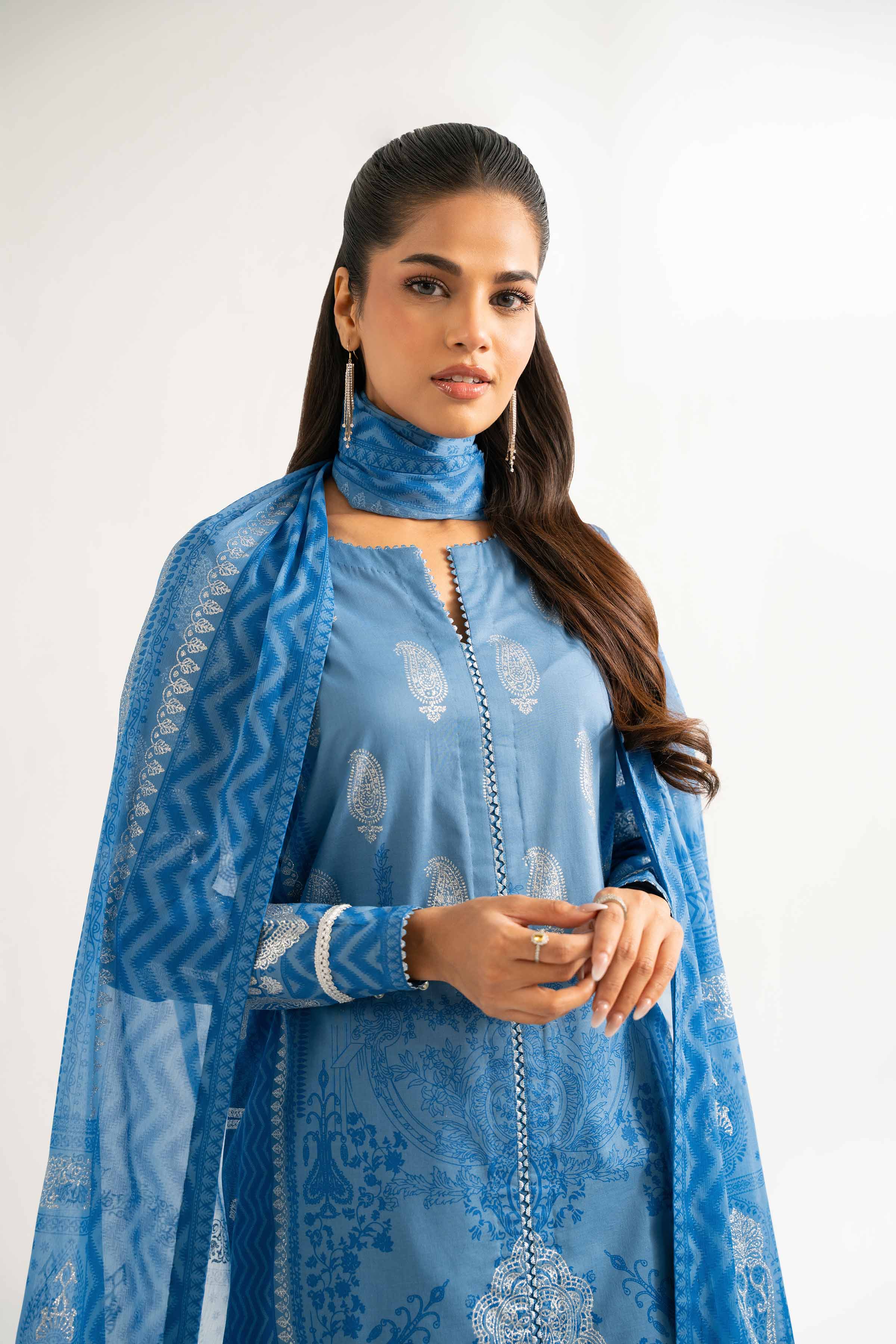 3 Piece - Foil Printed Suit - 42501904