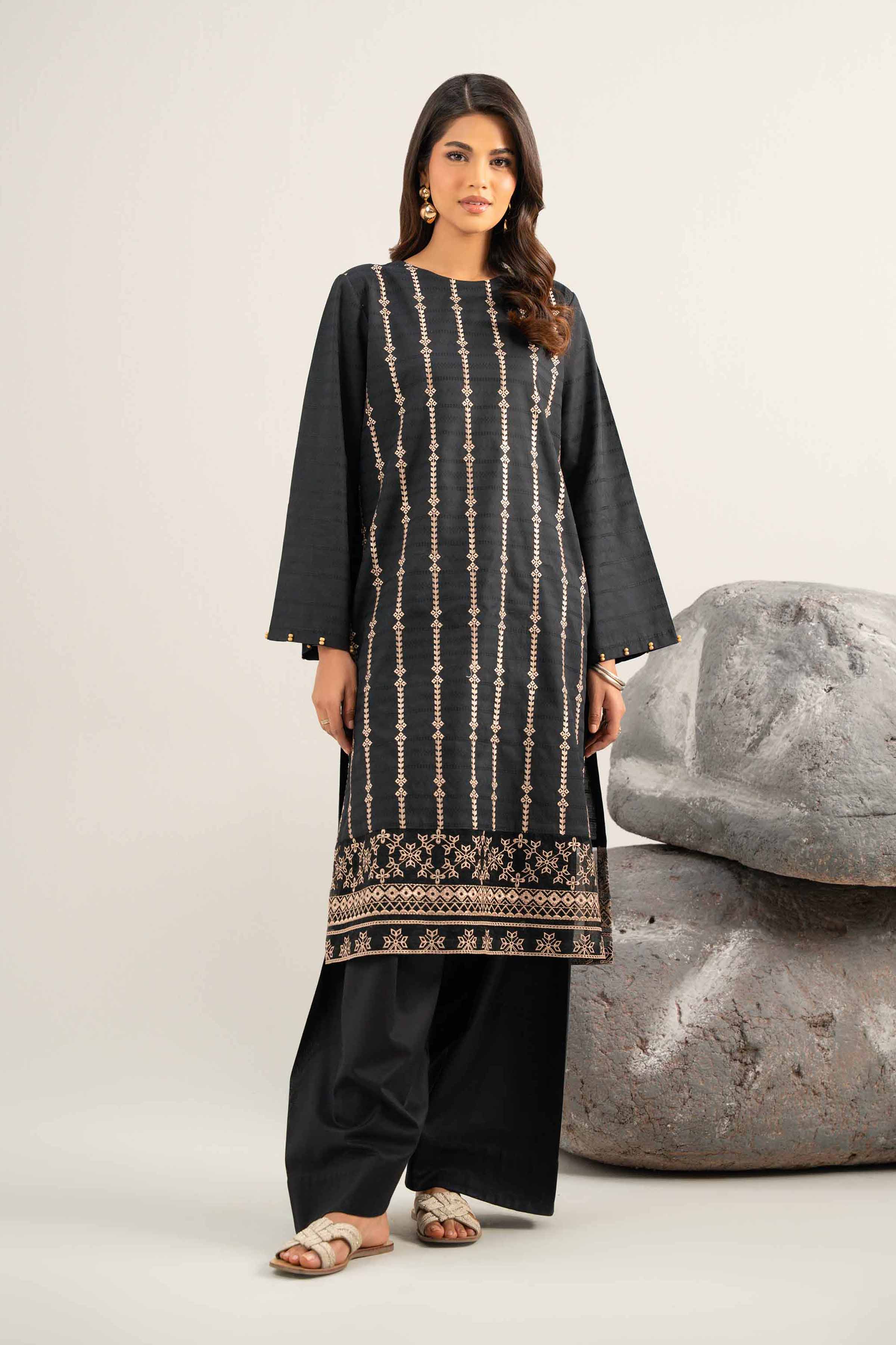 2 Piece - Embroidered Suit - 42501997