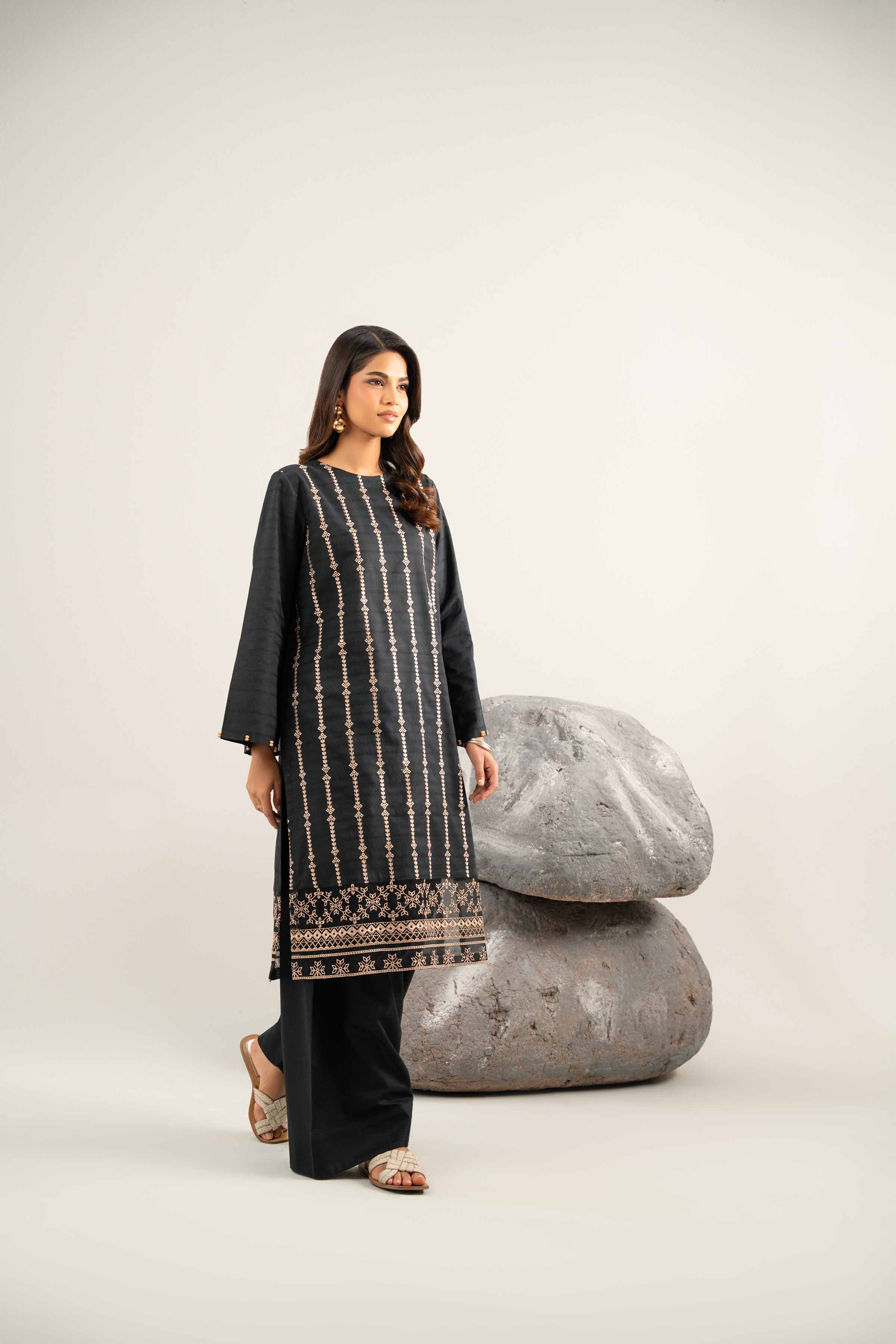 2 Piece - Embroidered Suit - 42501997