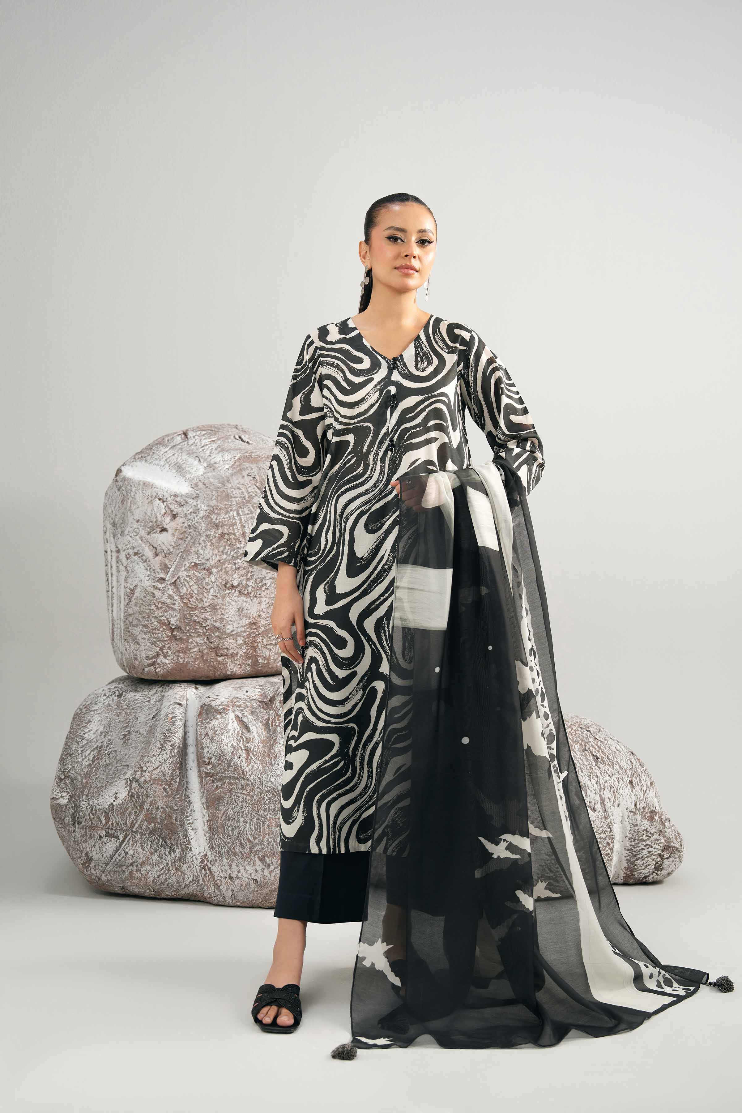 2 Piece - Digital Printed Suit - 42502004