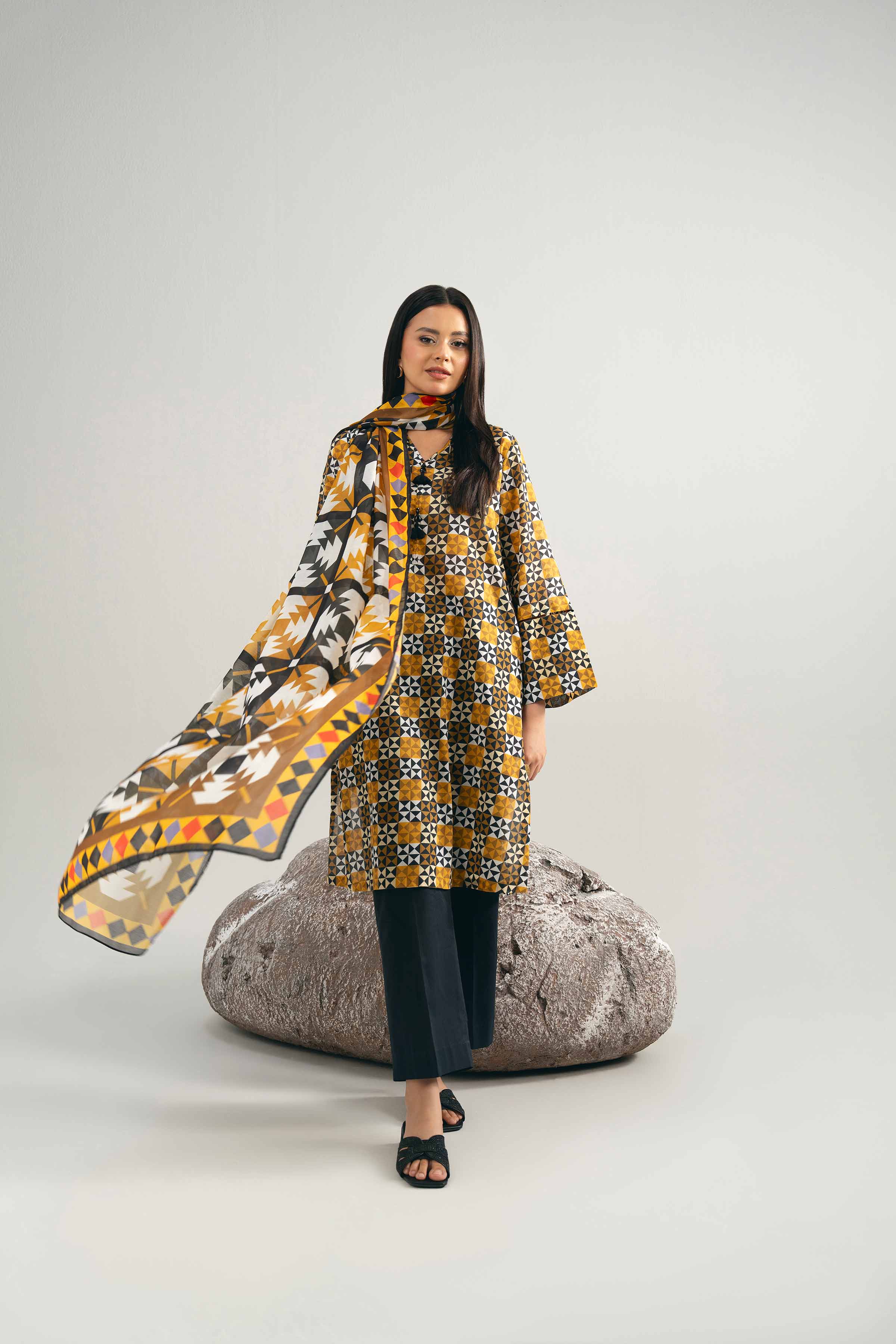 2 Piece - Digital Printed Suit - 42502008