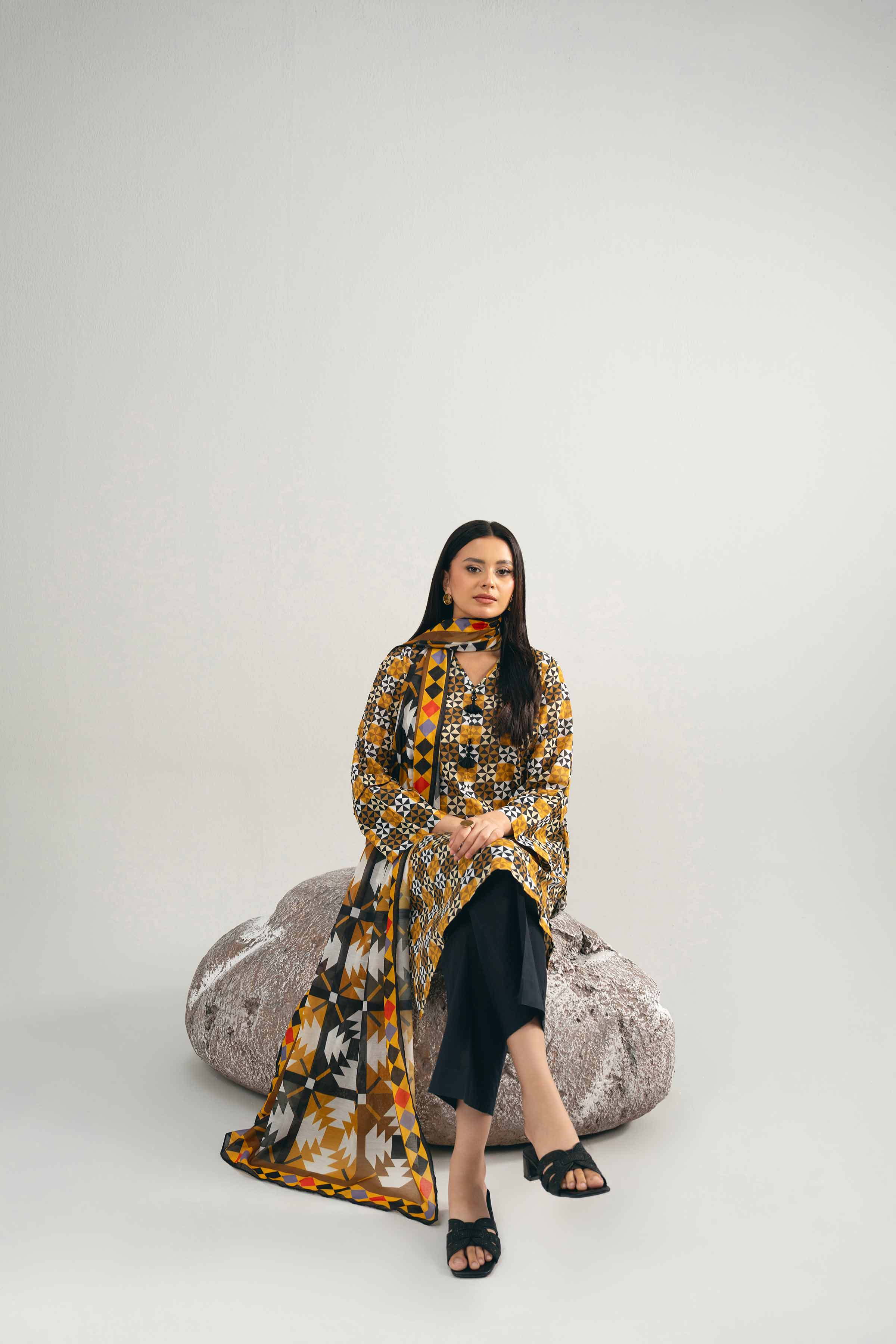 2 Piece - Digital Printed Suit - 42502008