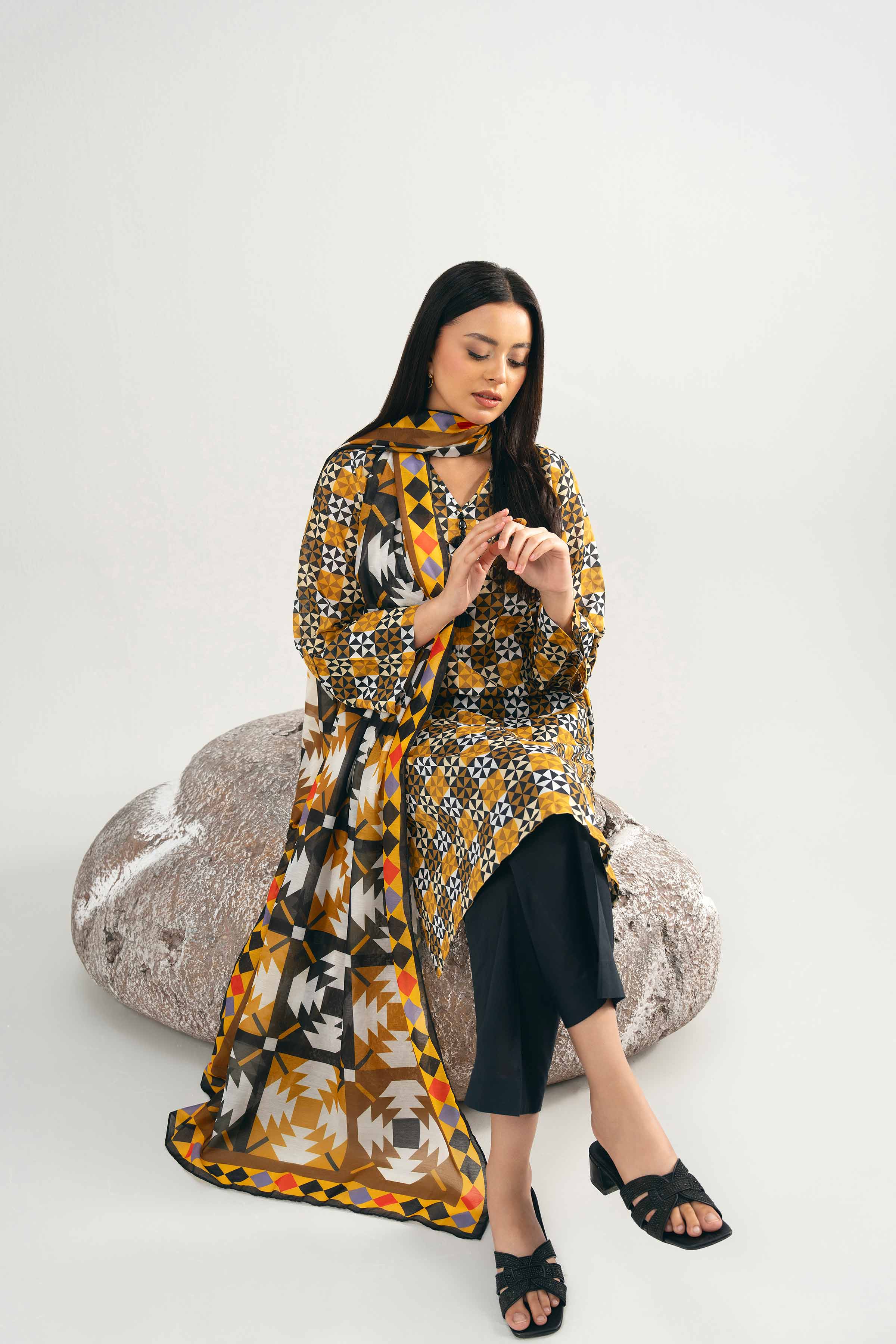 2 Piece - Digital Printed Suit - 42502008