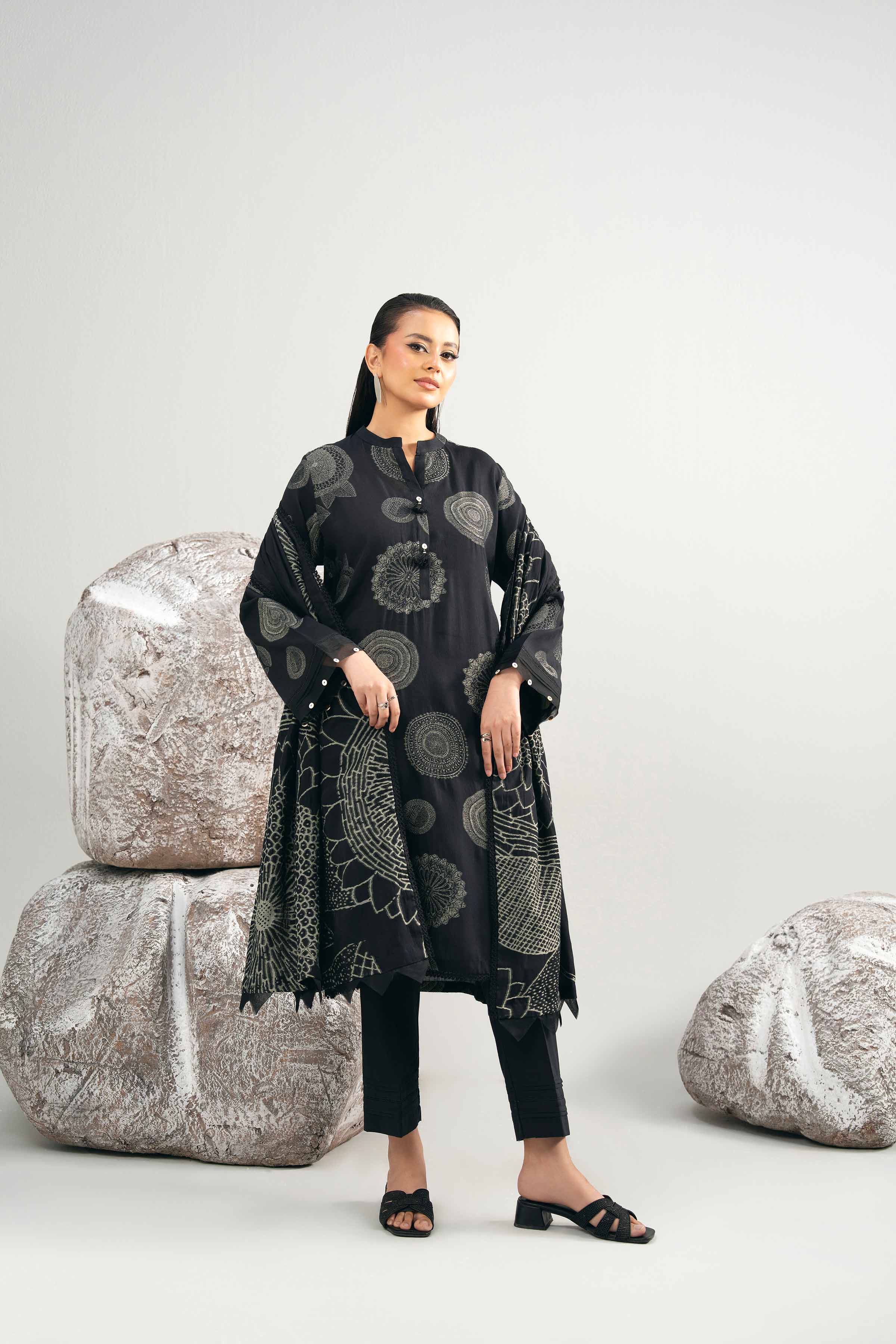 3 Piece - Dyed Jacquard Suit - 42502042