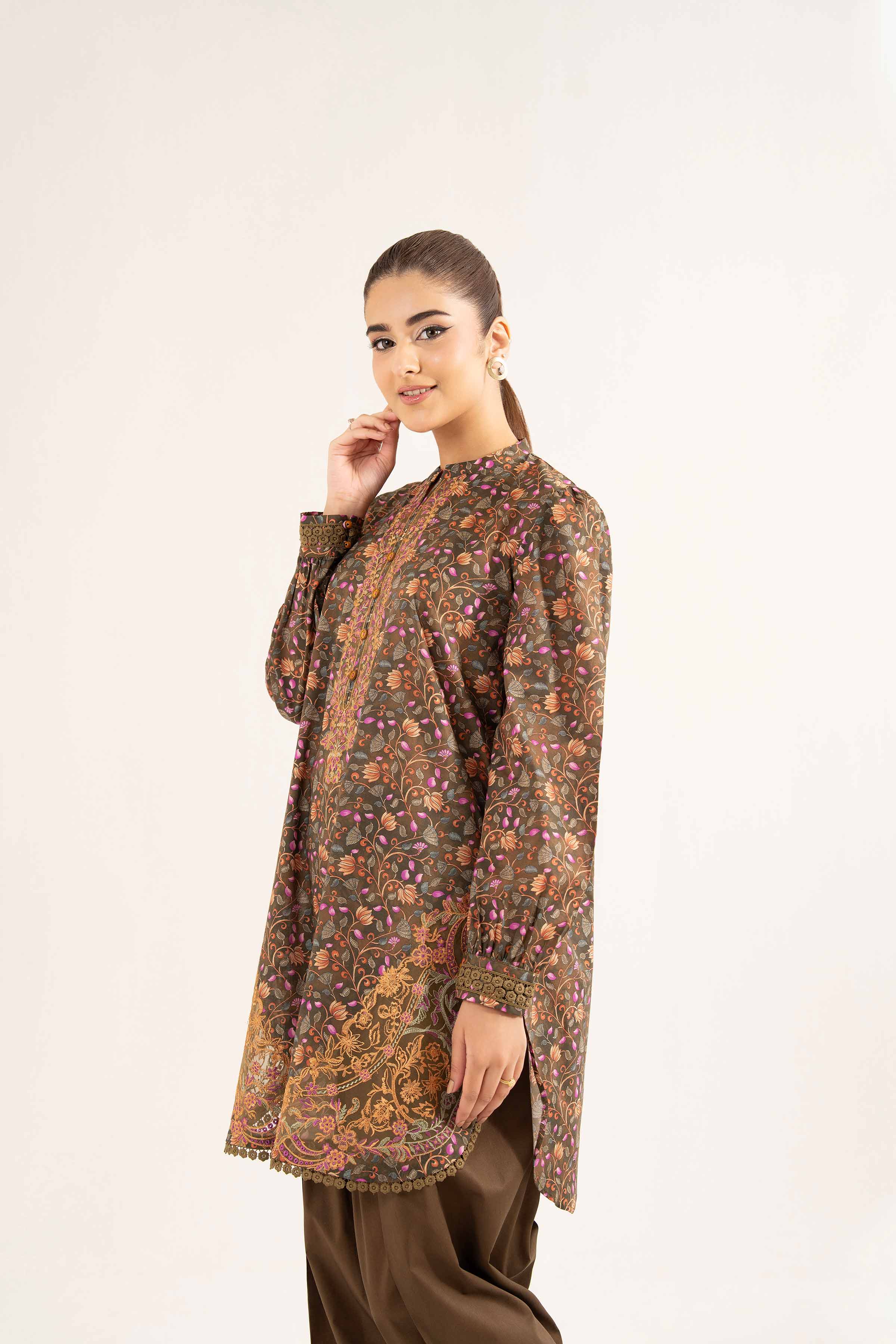 2 Piece - Printed Embroidered Suit - 42502073
