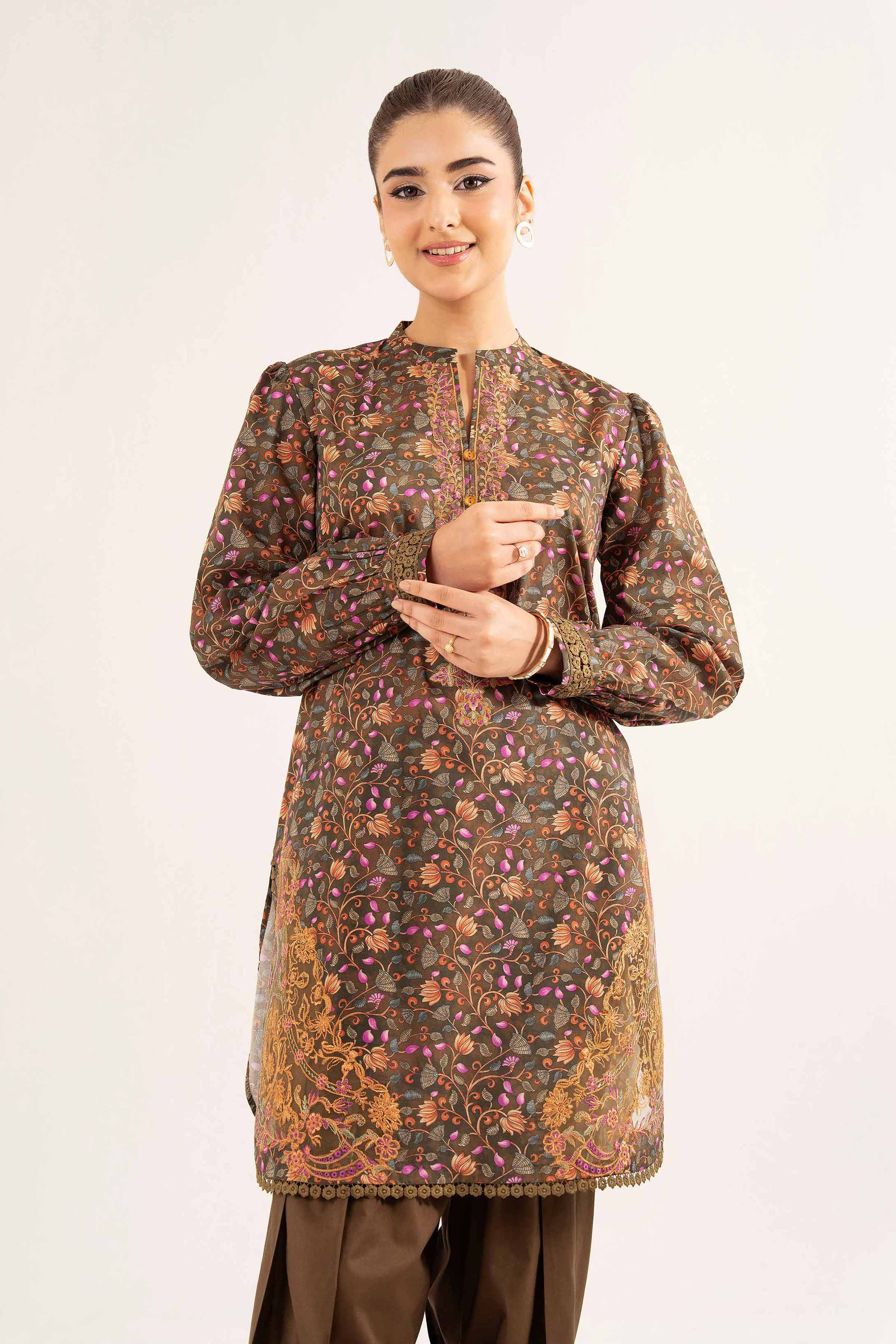 2 Piece - Printed Embroidered Suit - 42502073