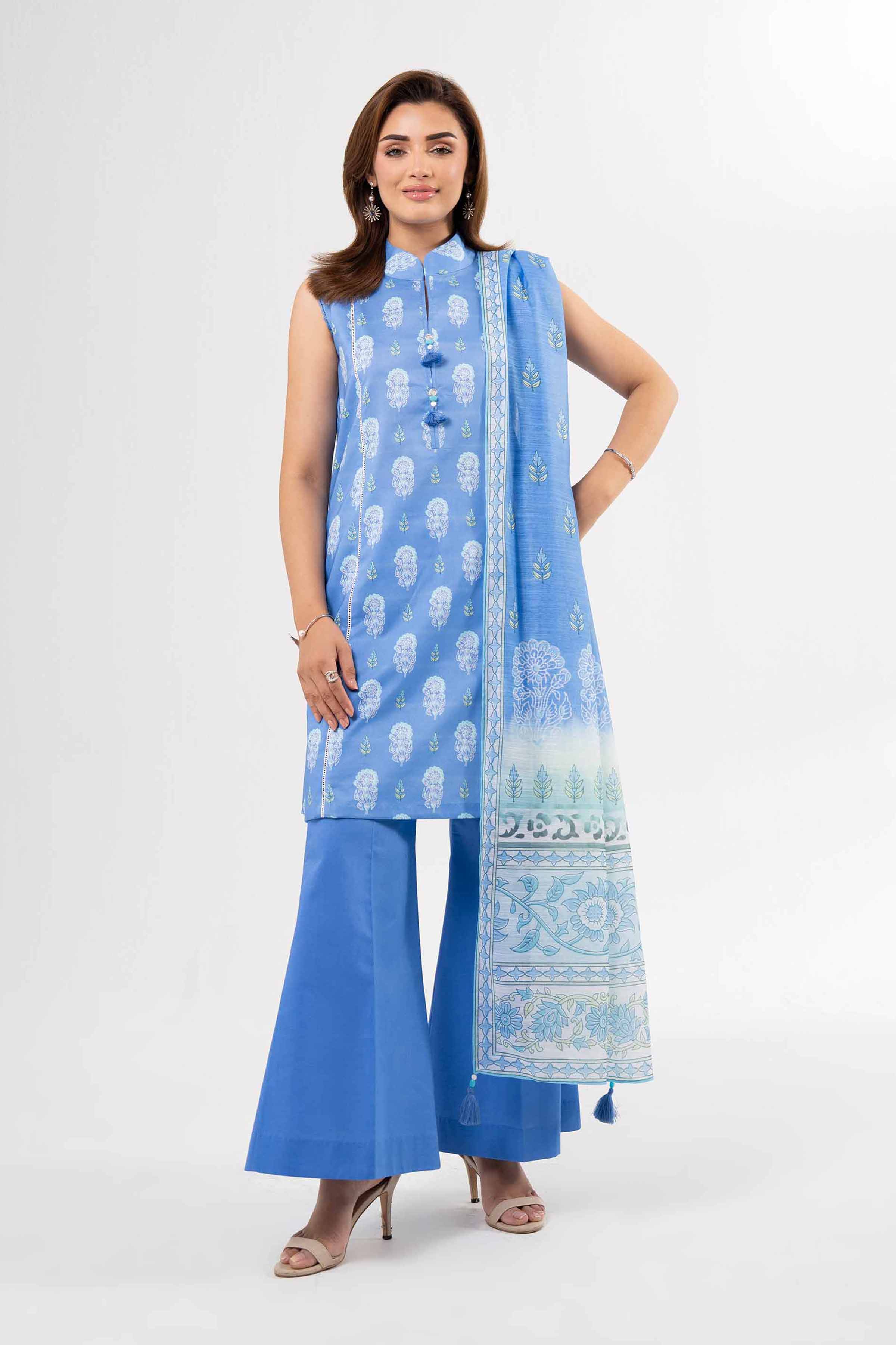 3 Piece - Digital Printed Suit - 42502150
