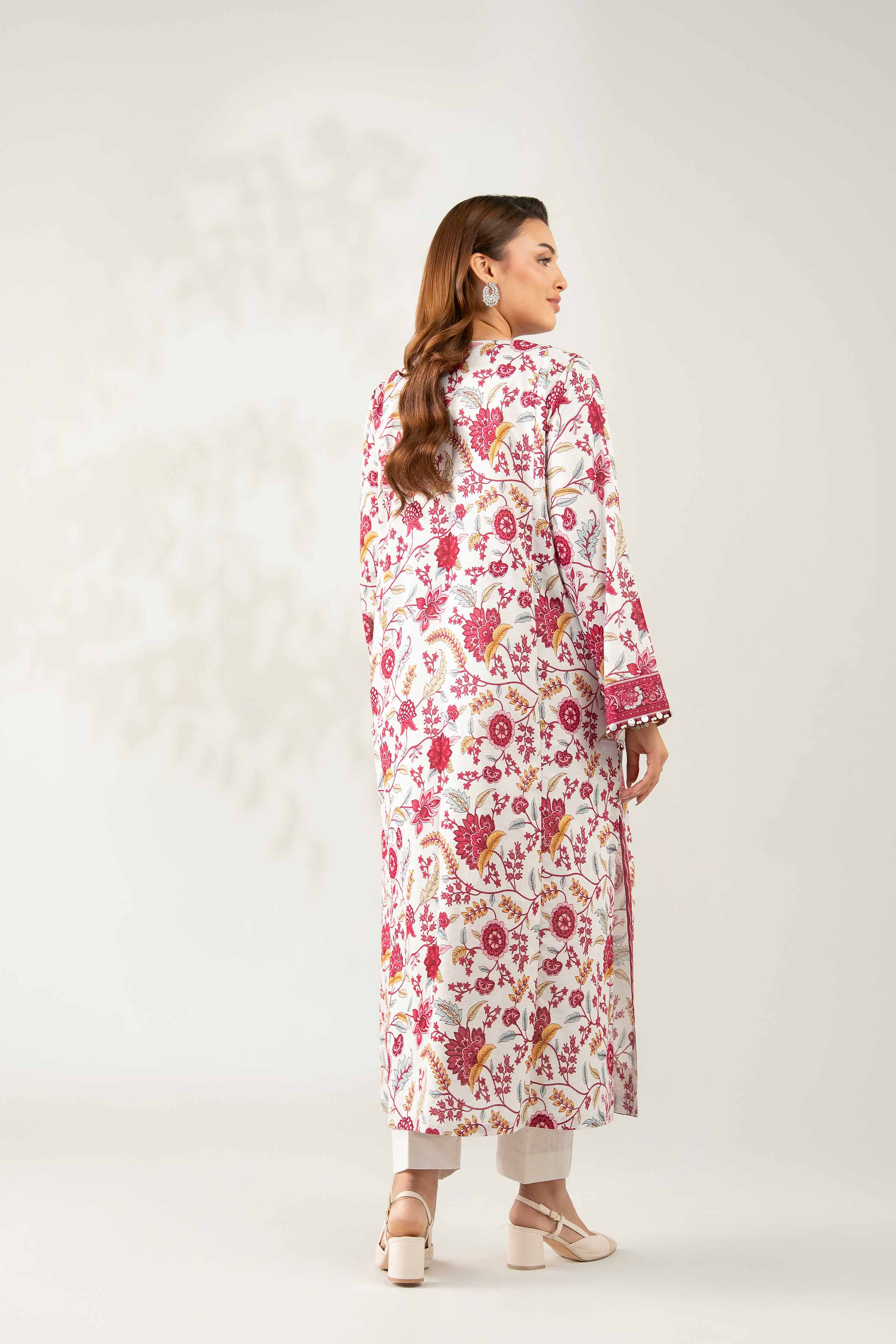 NISHATUAE - Multi Printed Karandi 2-piece Unstitched Dress