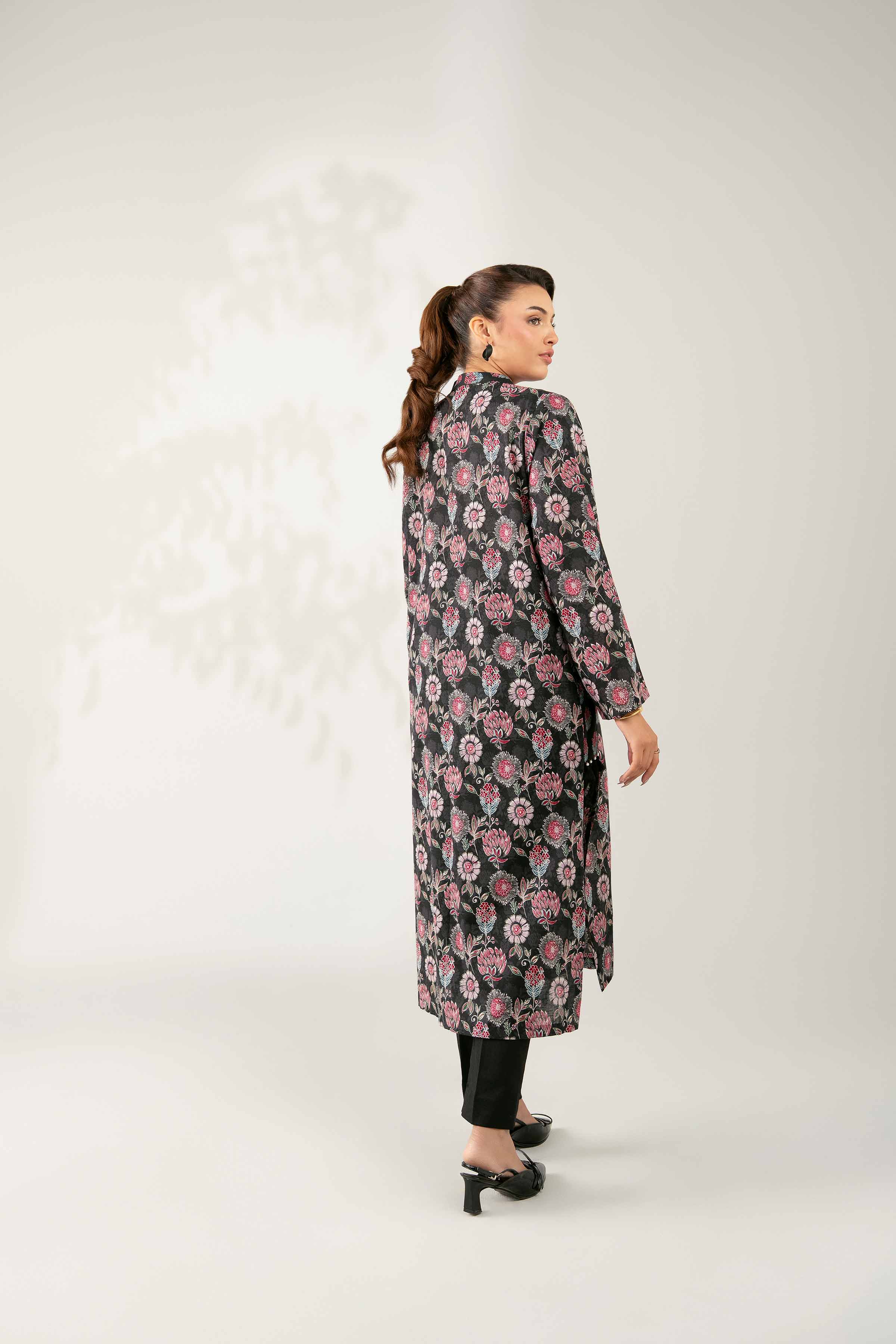 NISHATUAE - Multi Printed Karandi 2-piece Unstitched Dress