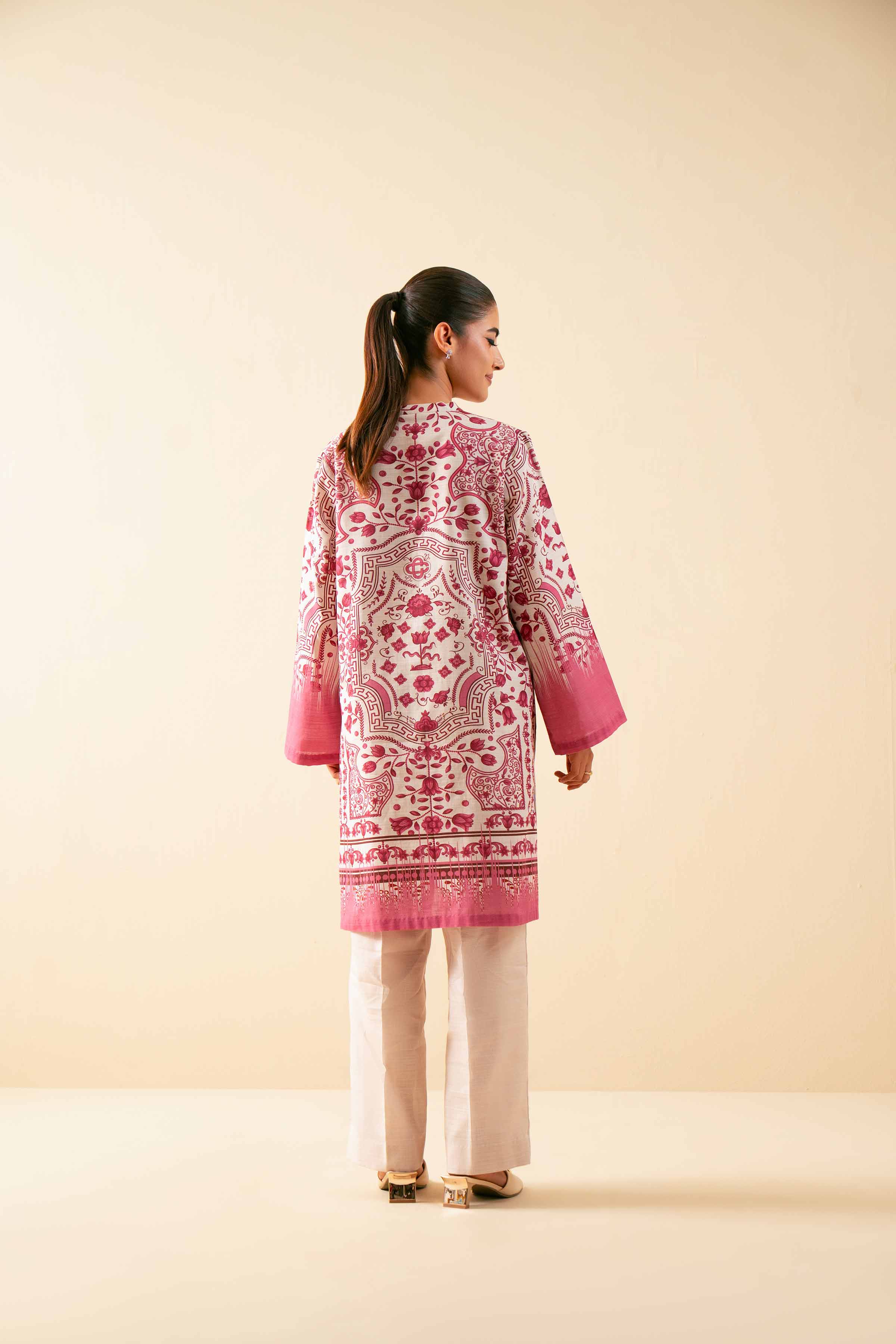 NISHATUAE - Multi Printed Khaddar 2-piece Unstitched Dress