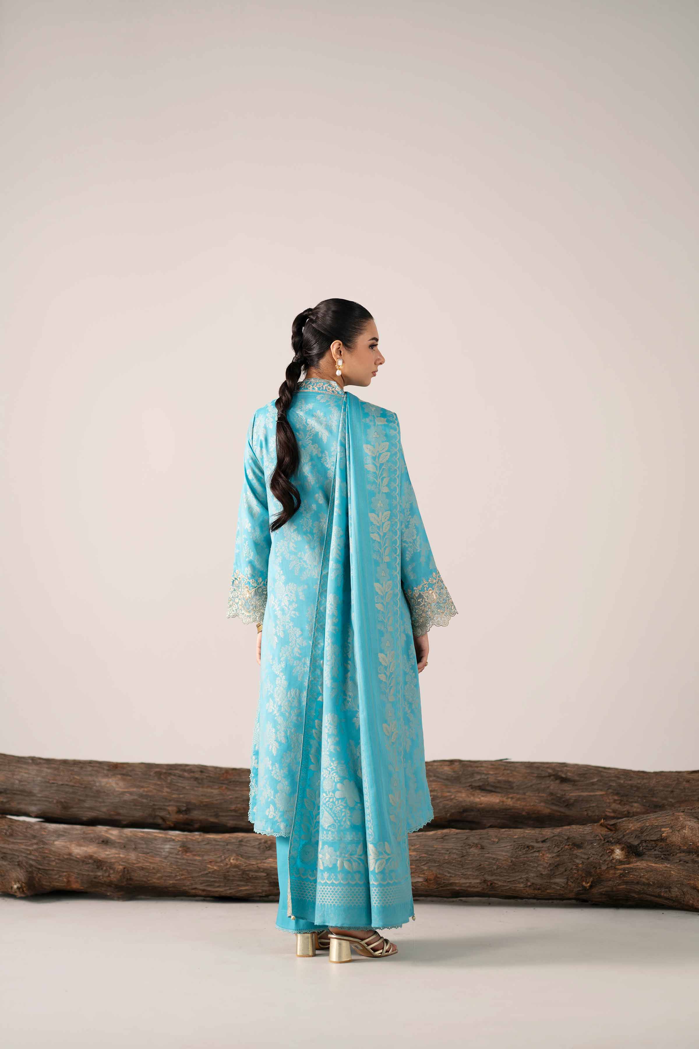 Nishat Linen UAE - 3 Piece - Embroidered Suit - 42503600