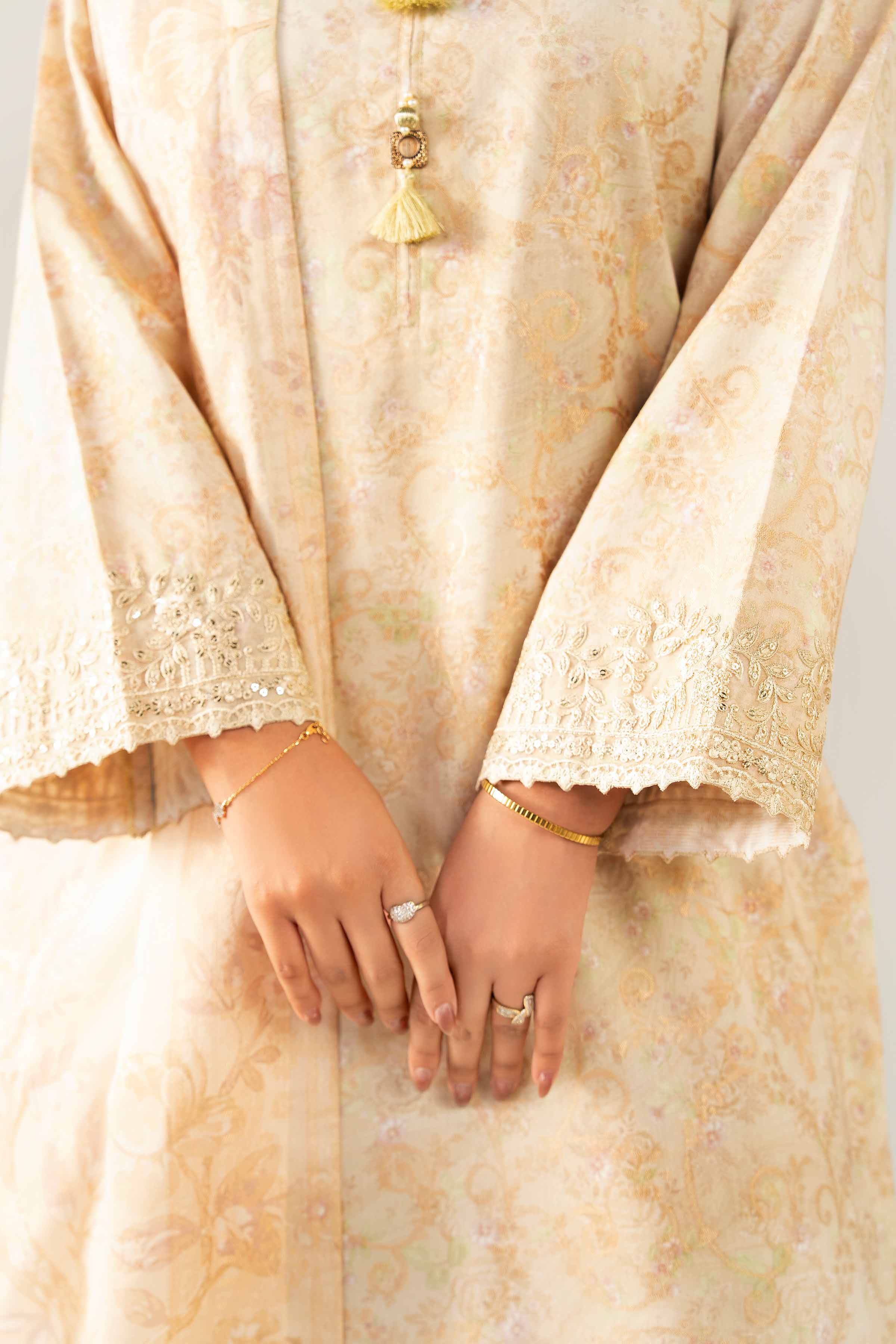 Nishat Linen UAE - 3 Piece - Digital Printed Embroidered Suit - 42503603