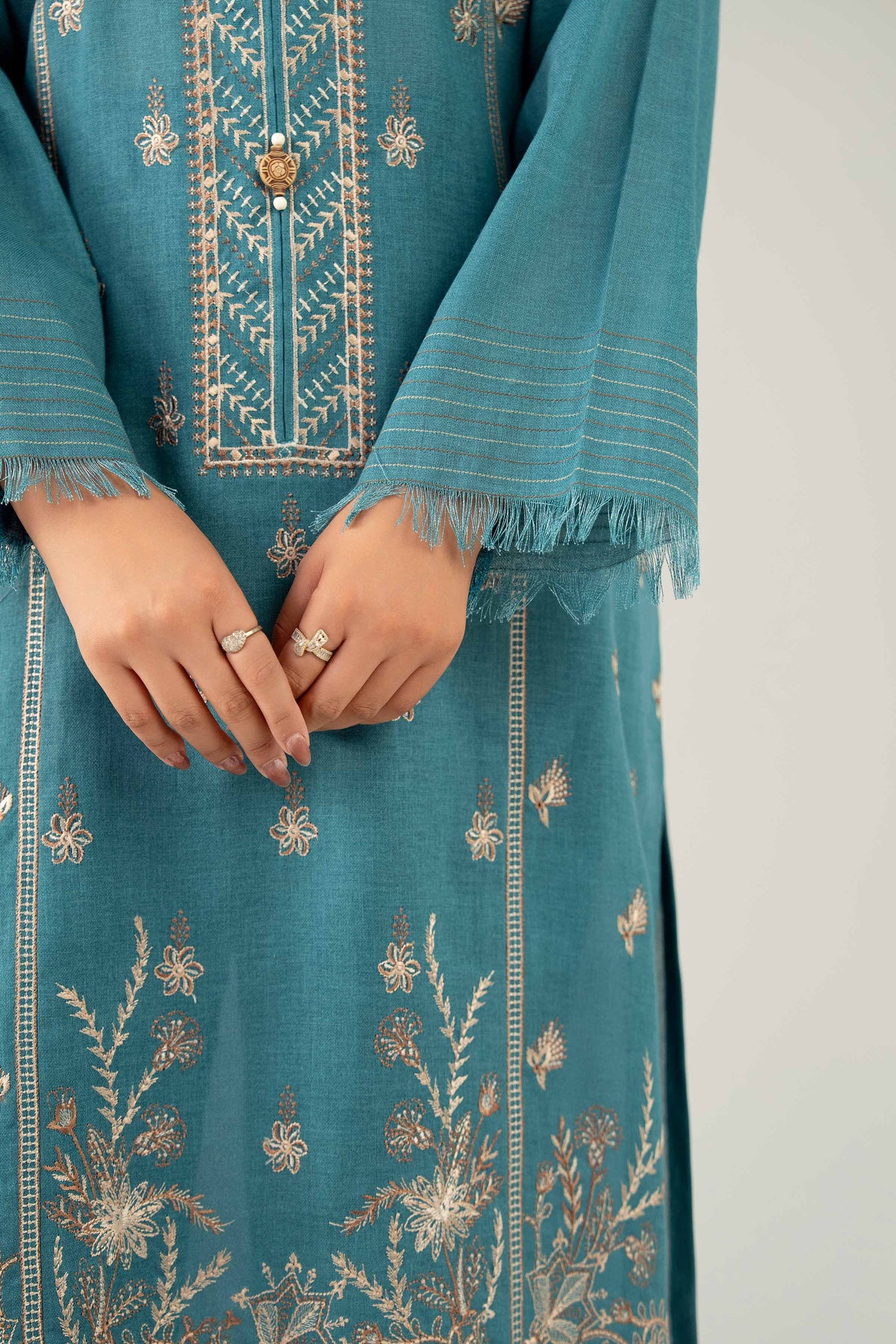 2 Piece - Embroidered Suit - 42503631