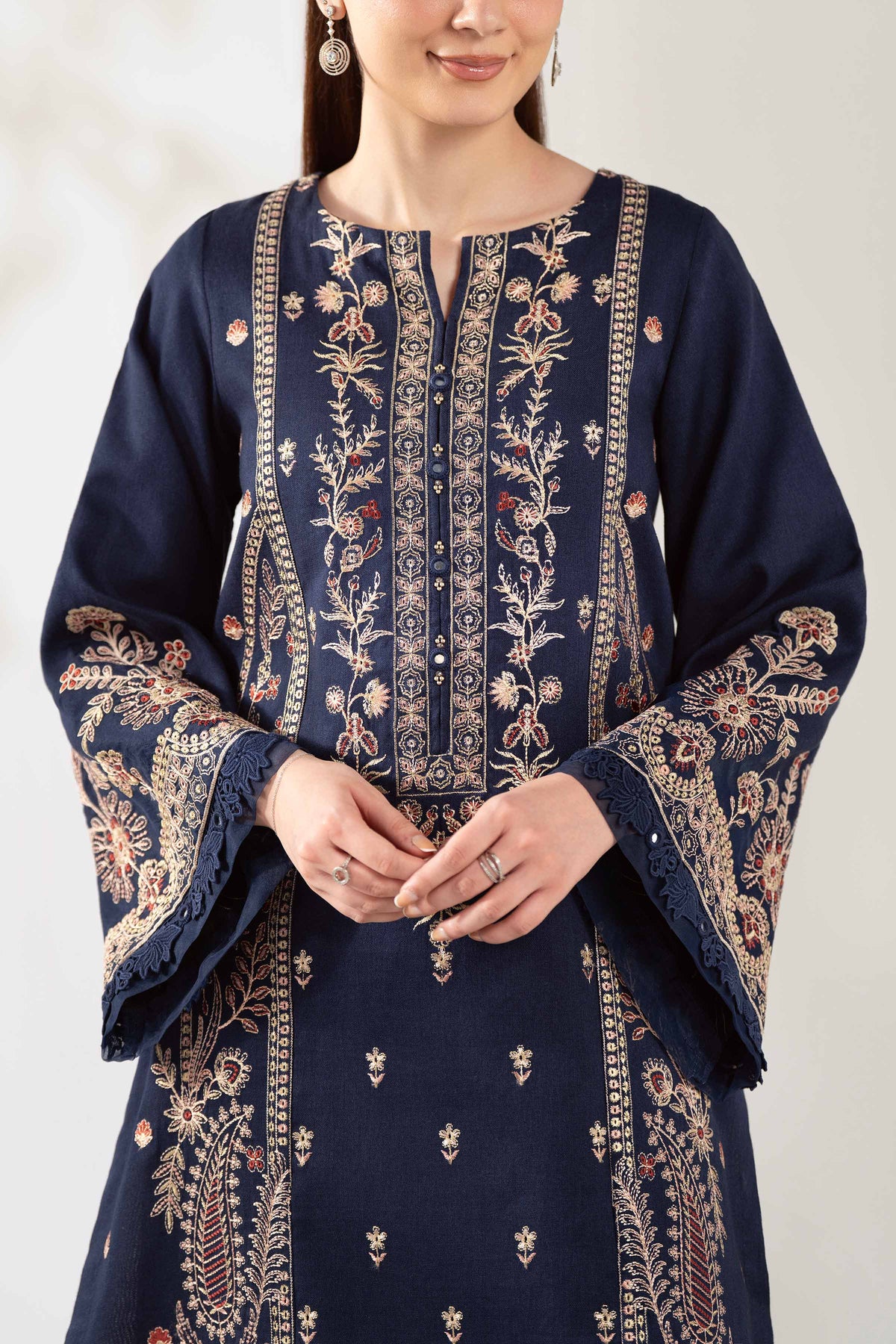 2 Piece - Embroidered Suit - 42503635