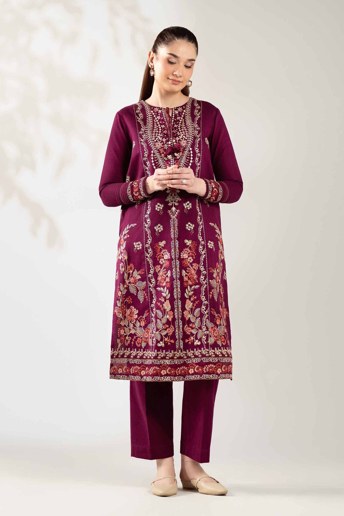 2 Piece - Embroidered Suit - 42503636