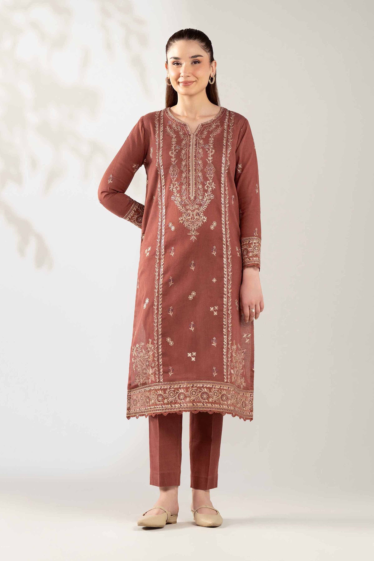 2 Piece - Embroidered Suit - 42503639